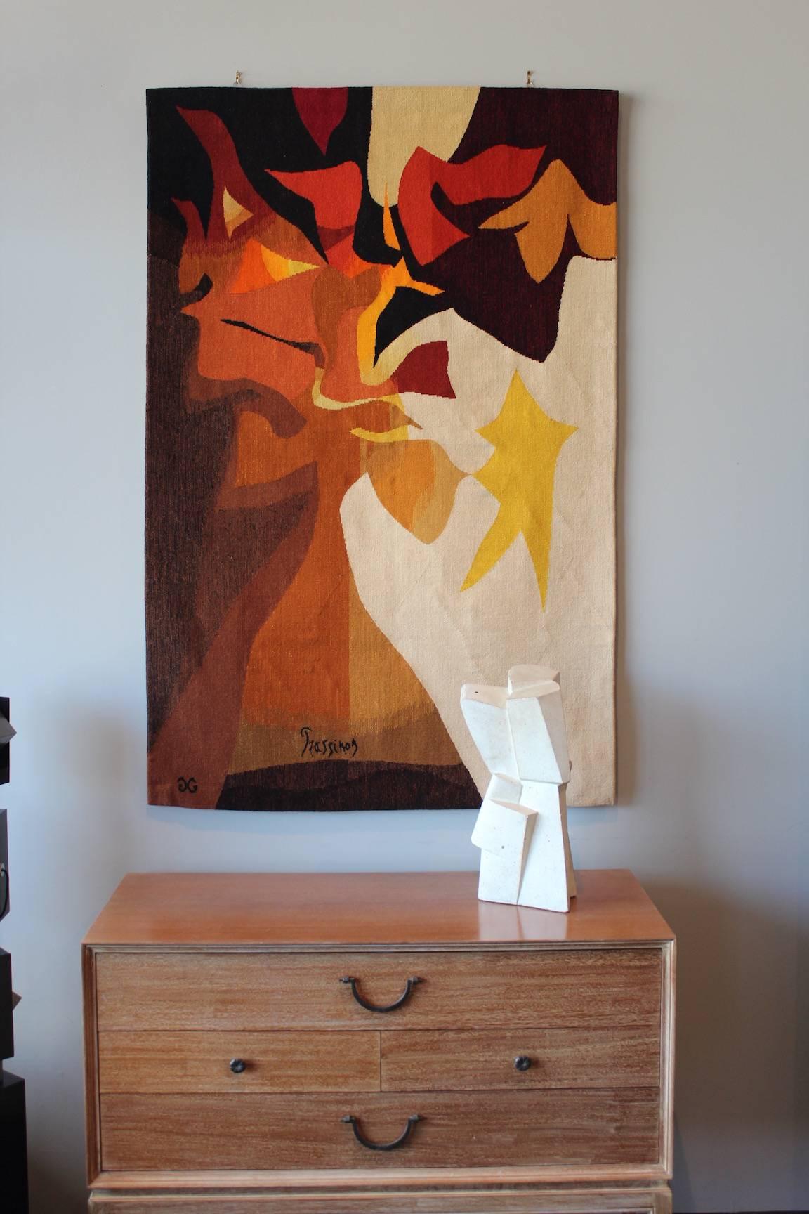 Tapestry by Mario Prassinos In Good Condition In Dallas, TX