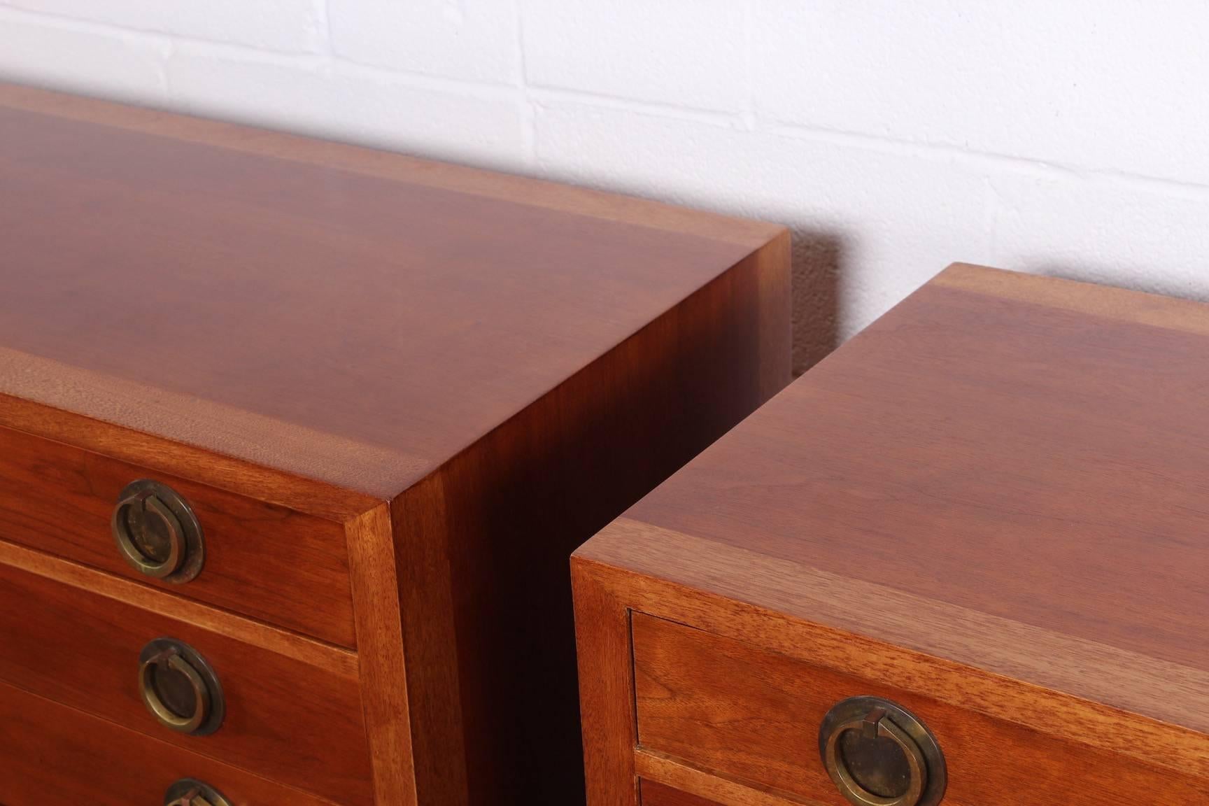 Mid-20th Century Pair of Chests by Edward Wormley for Dunbar