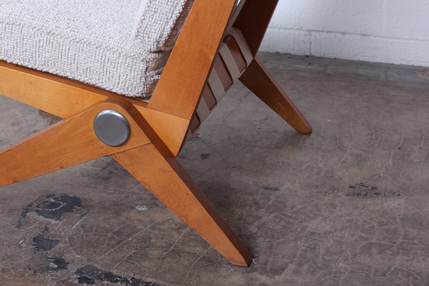 Pair of Knoll Scissor Chairs by Pierre Jeanneret 3