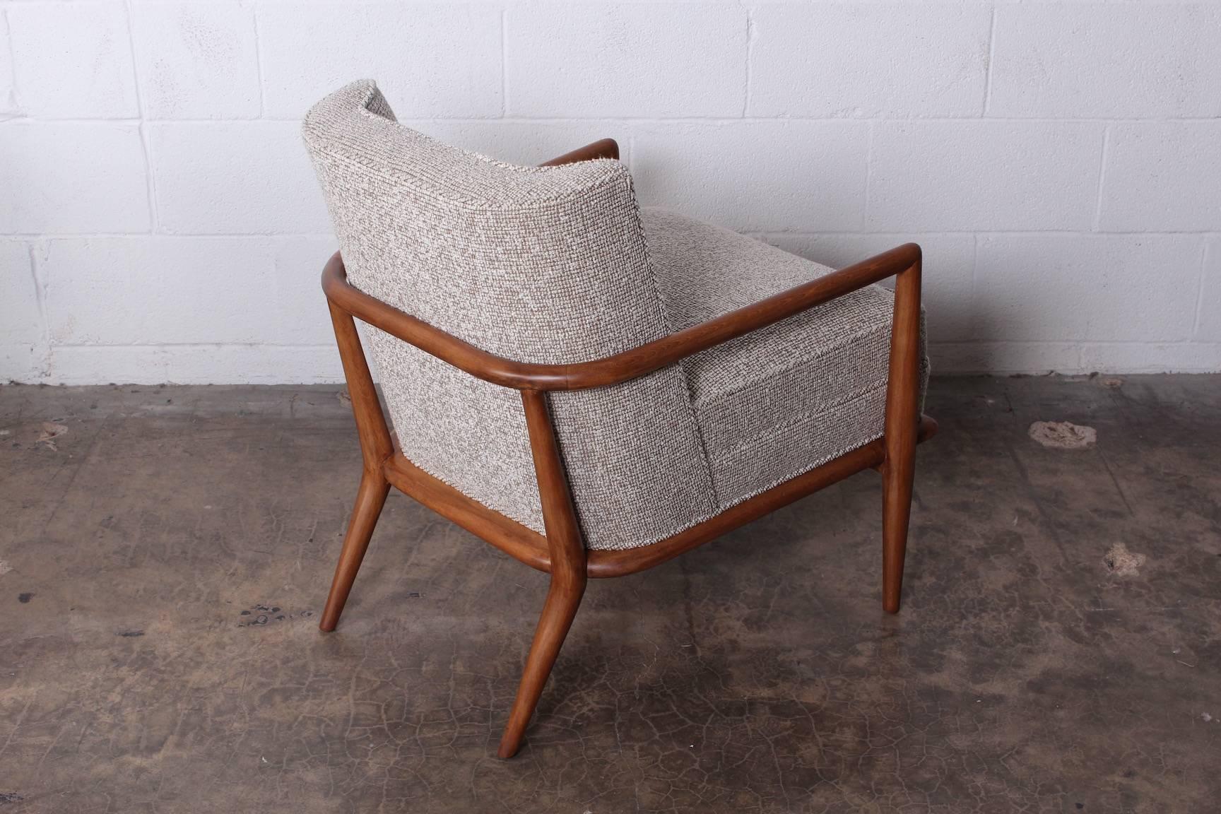 Pair of Lounge Chairs by T.H. Robsjohn-Gibbings In Excellent Condition In Dallas, TX