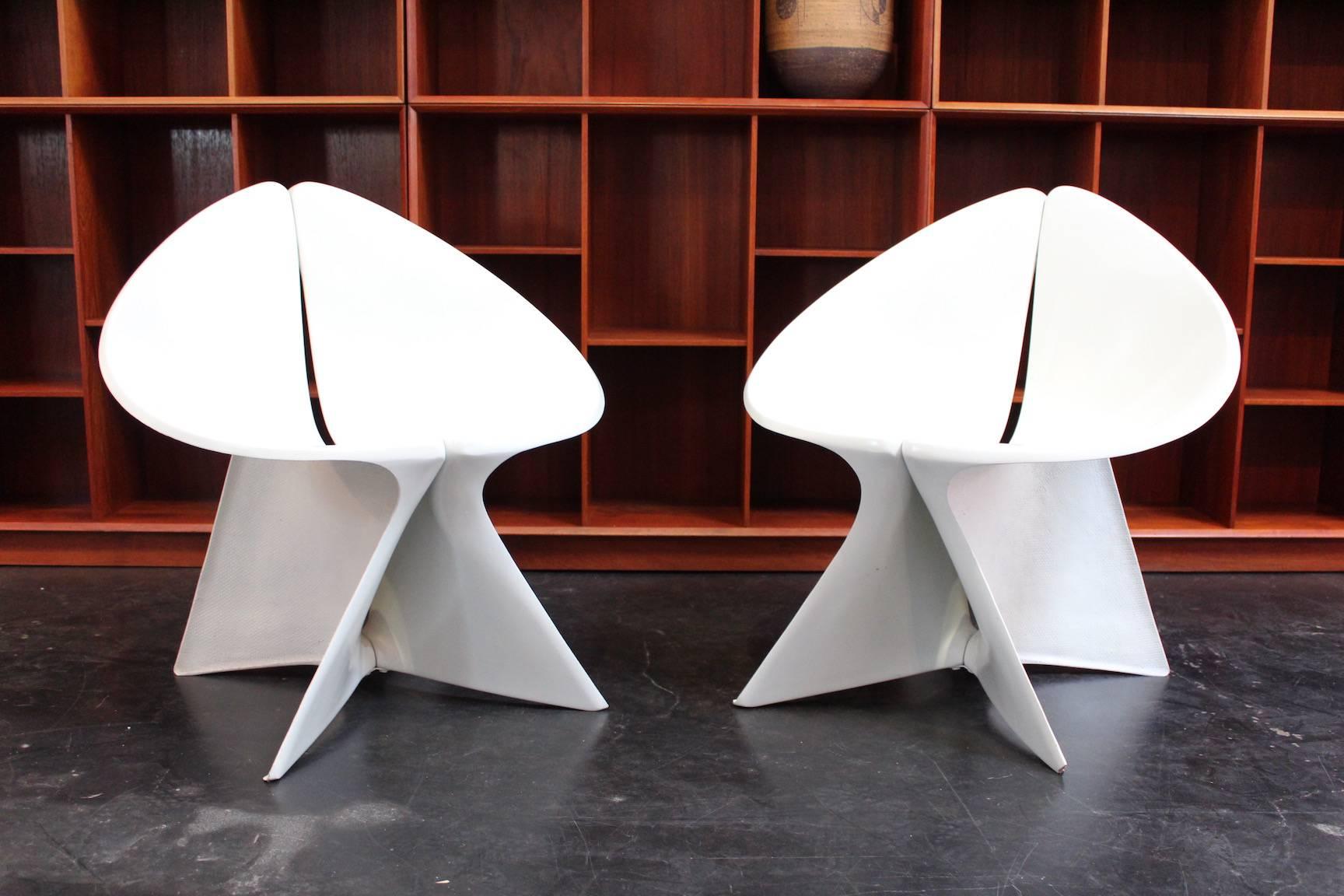 Sculptural Fiberglass Lounge Chairs 2