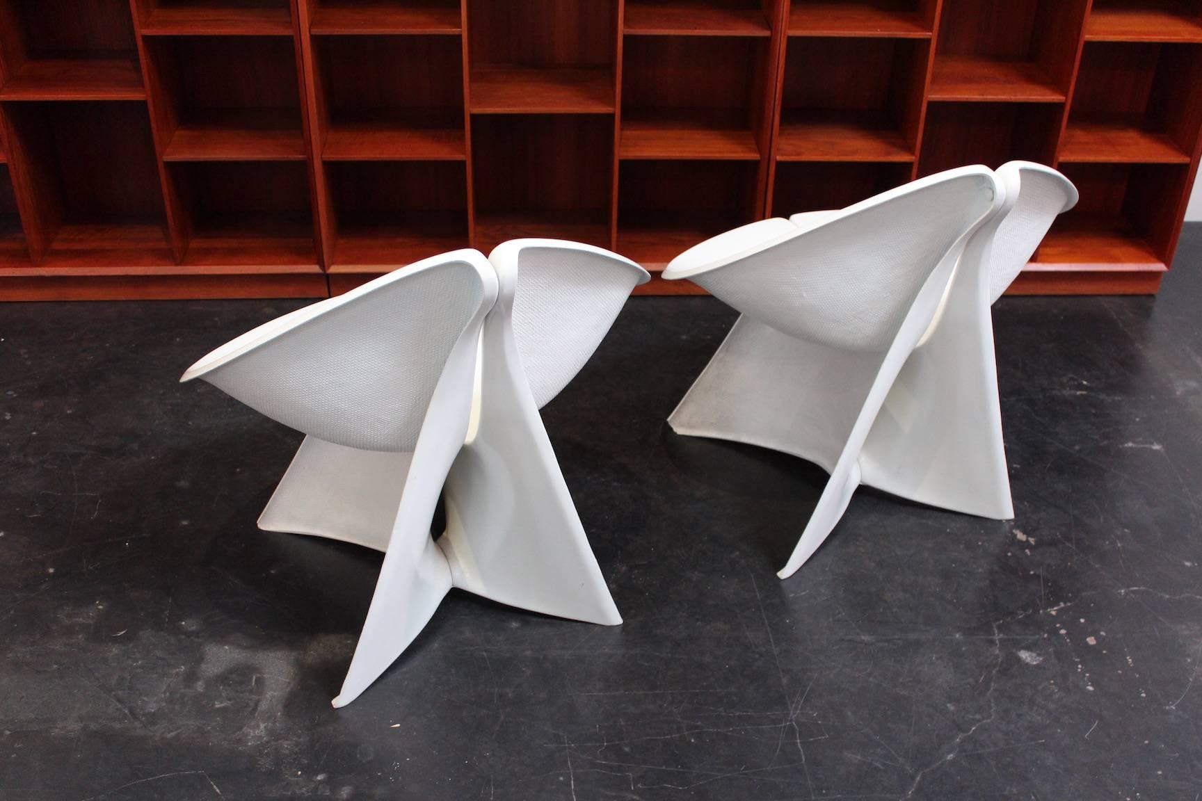 Sculptural Fiberglass Lounge Chairs 4