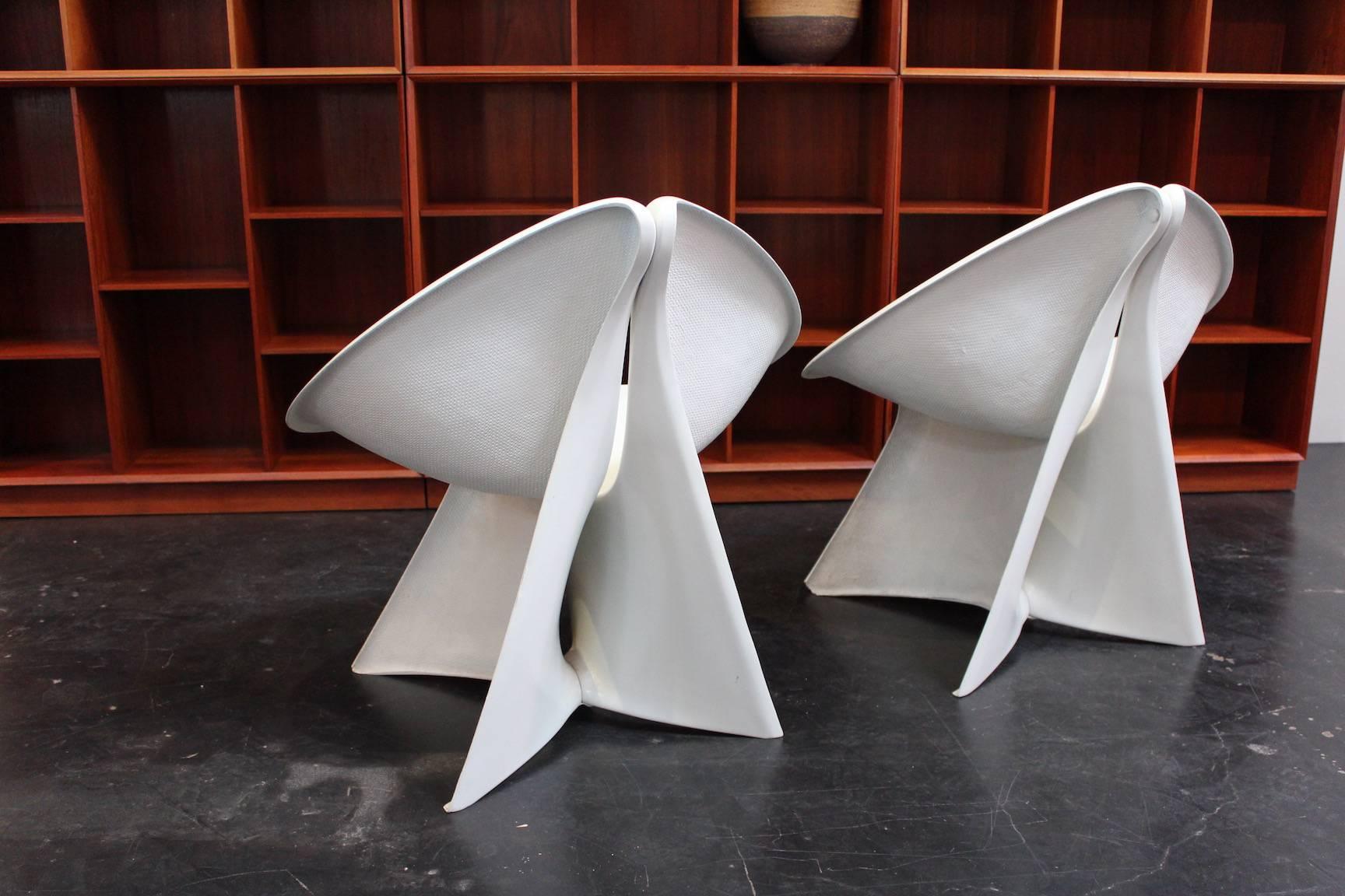 Sculptural Fiberglass Lounge Chairs 5