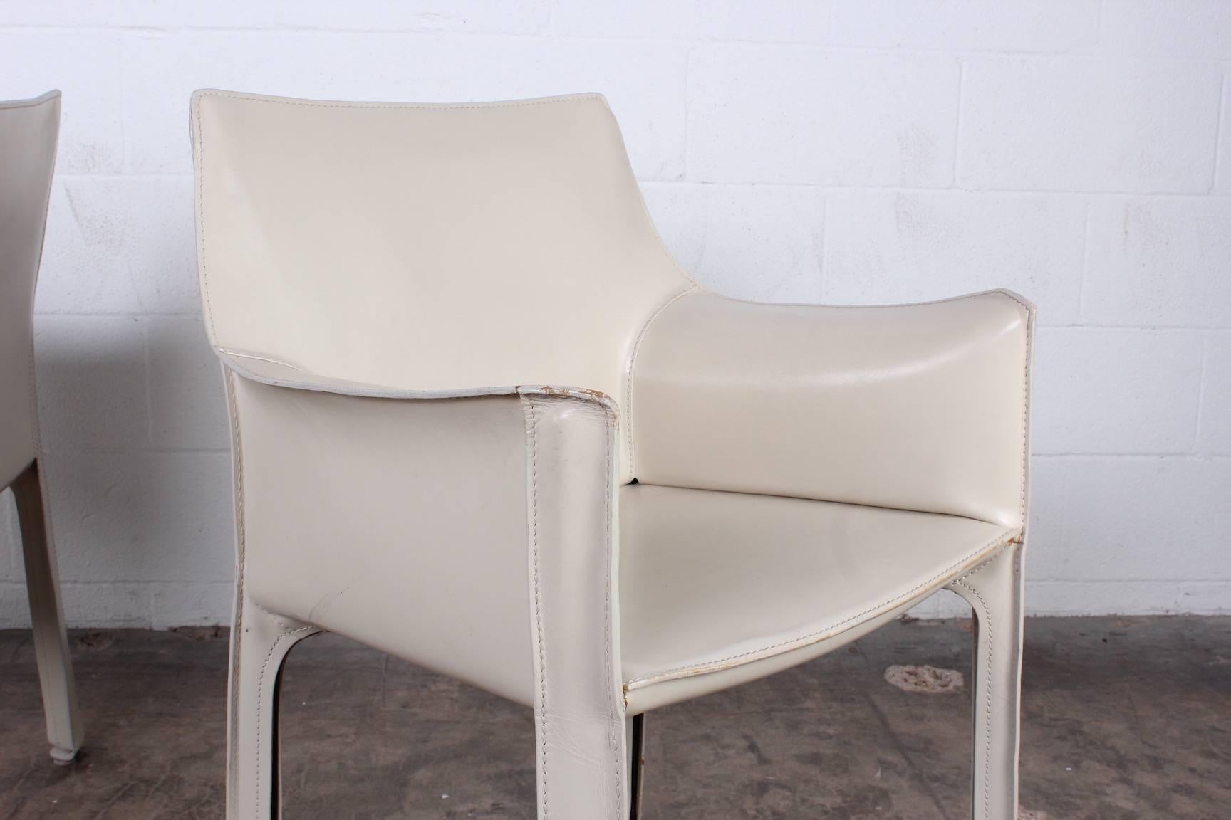 Set of Ten Cab Chairs by Mario Bellini 1