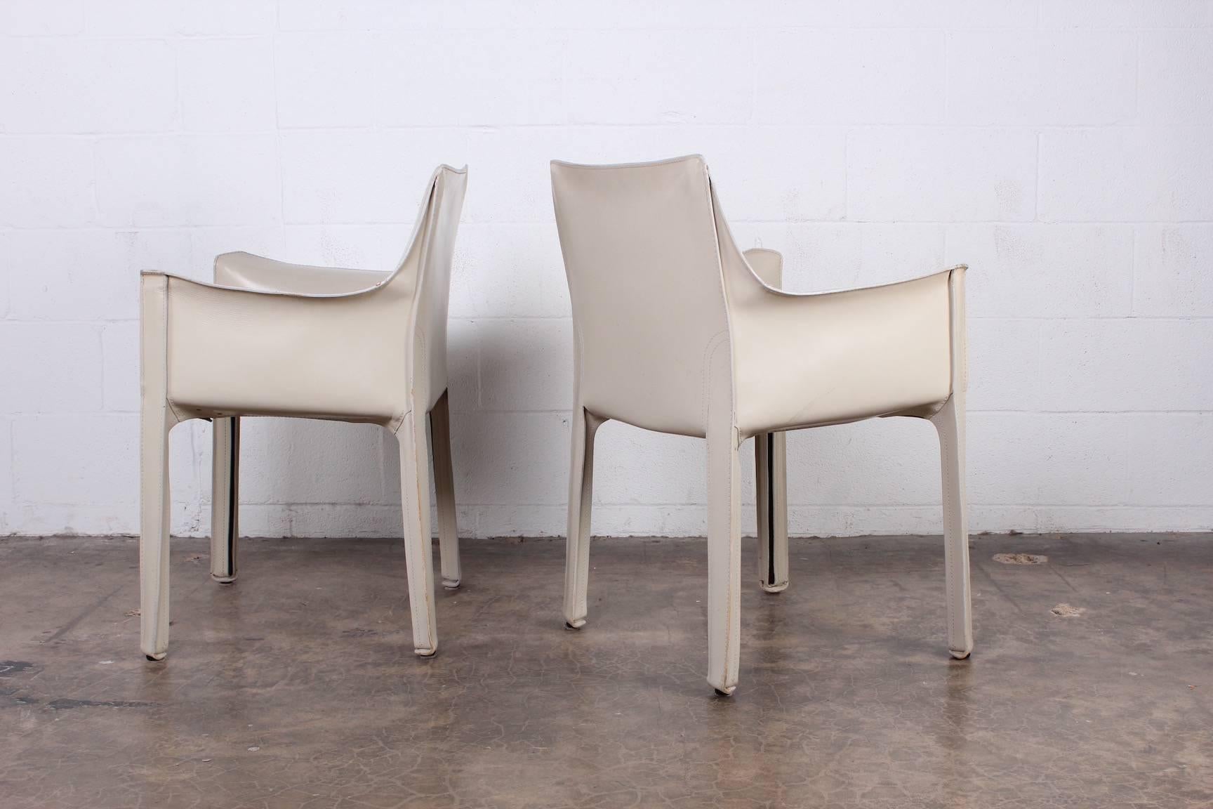 Late 20th Century Set of Ten Cab Chairs by Mario Bellini