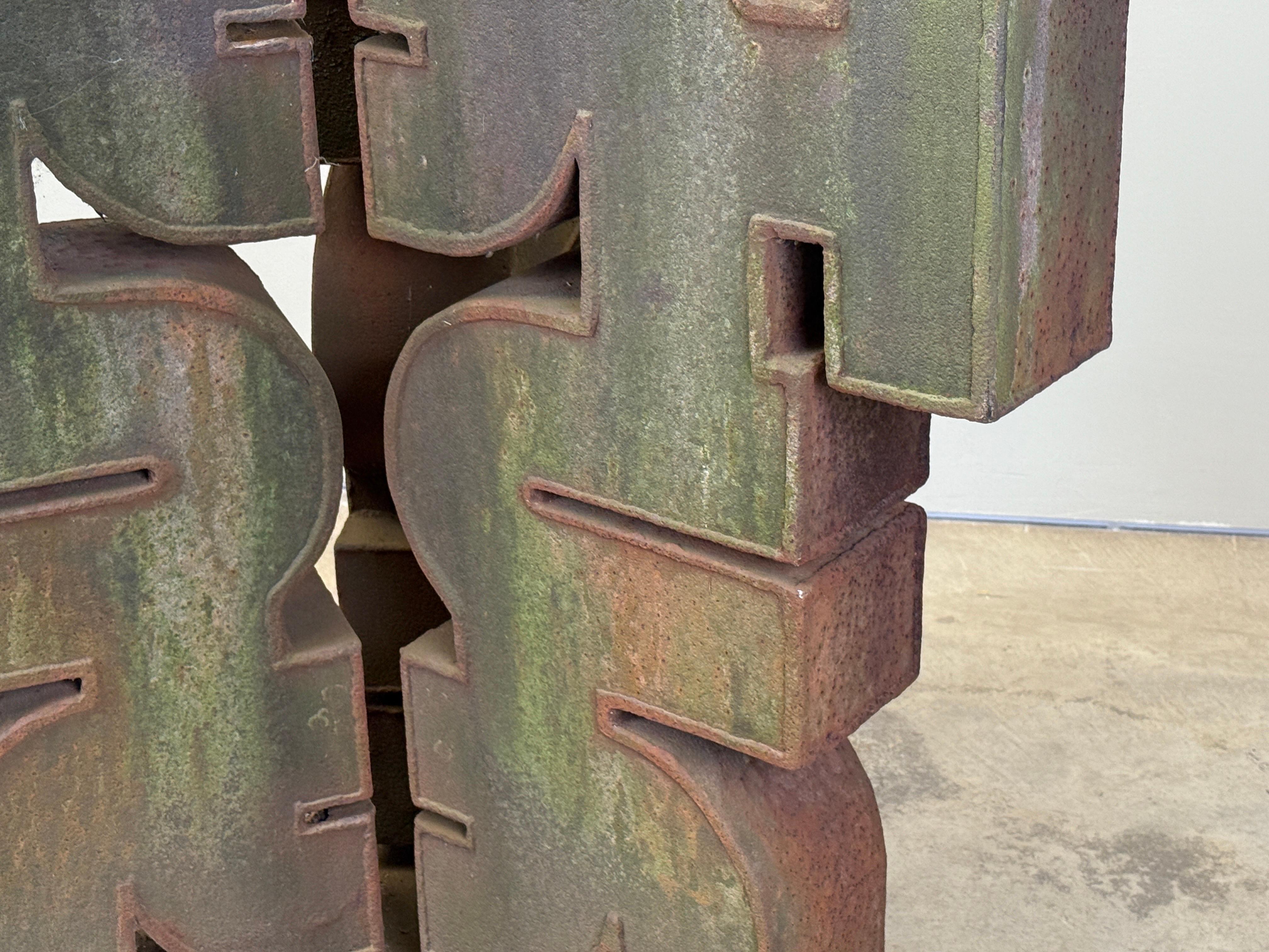 Grande scultura da esterno di McAlister Coleman 'Totem IV Complements', 1972 in vendita 1
