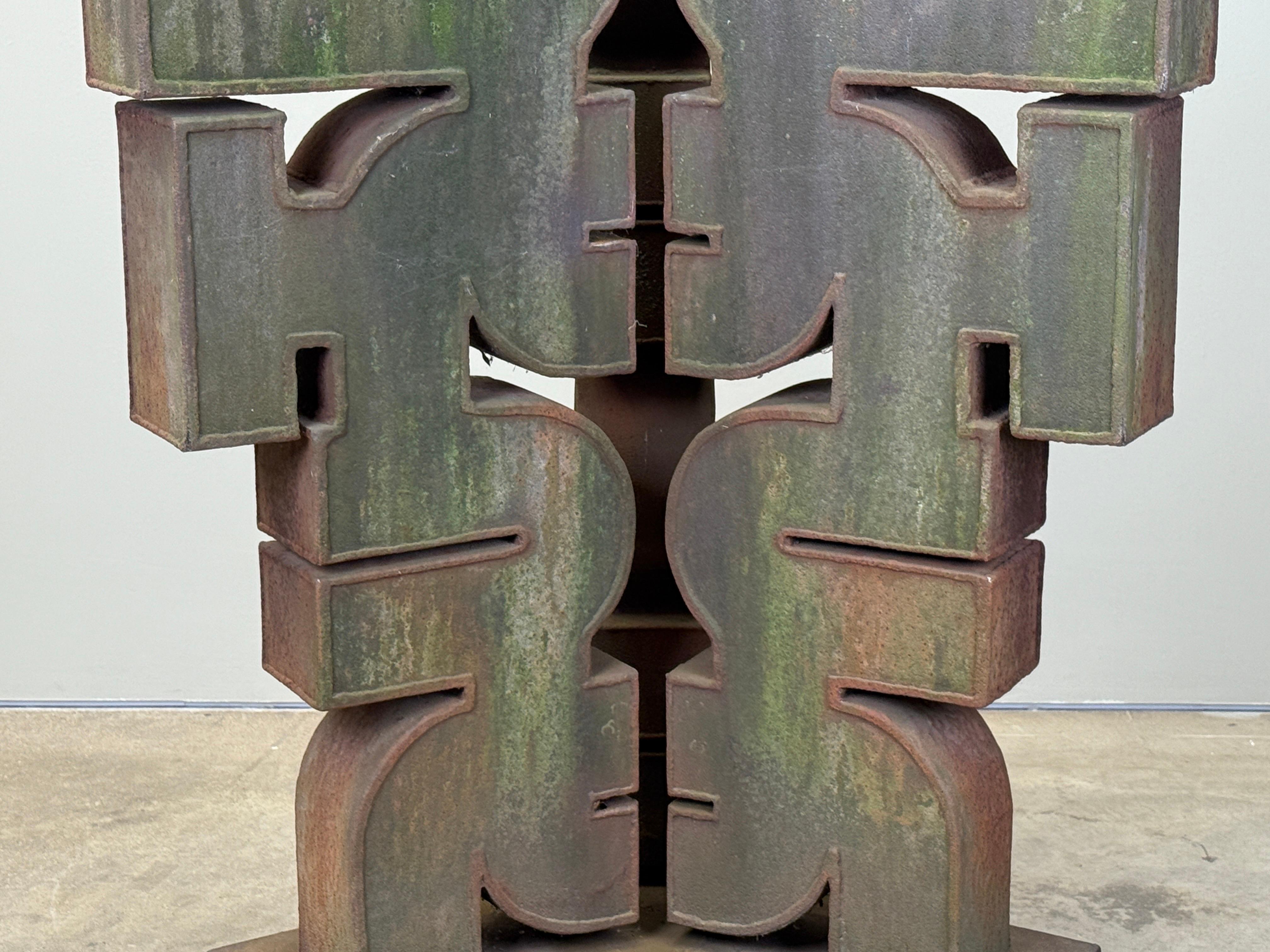 Grande scultura da esterno di McAlister Coleman 'Totem IV Complements', 1972 in vendita 5