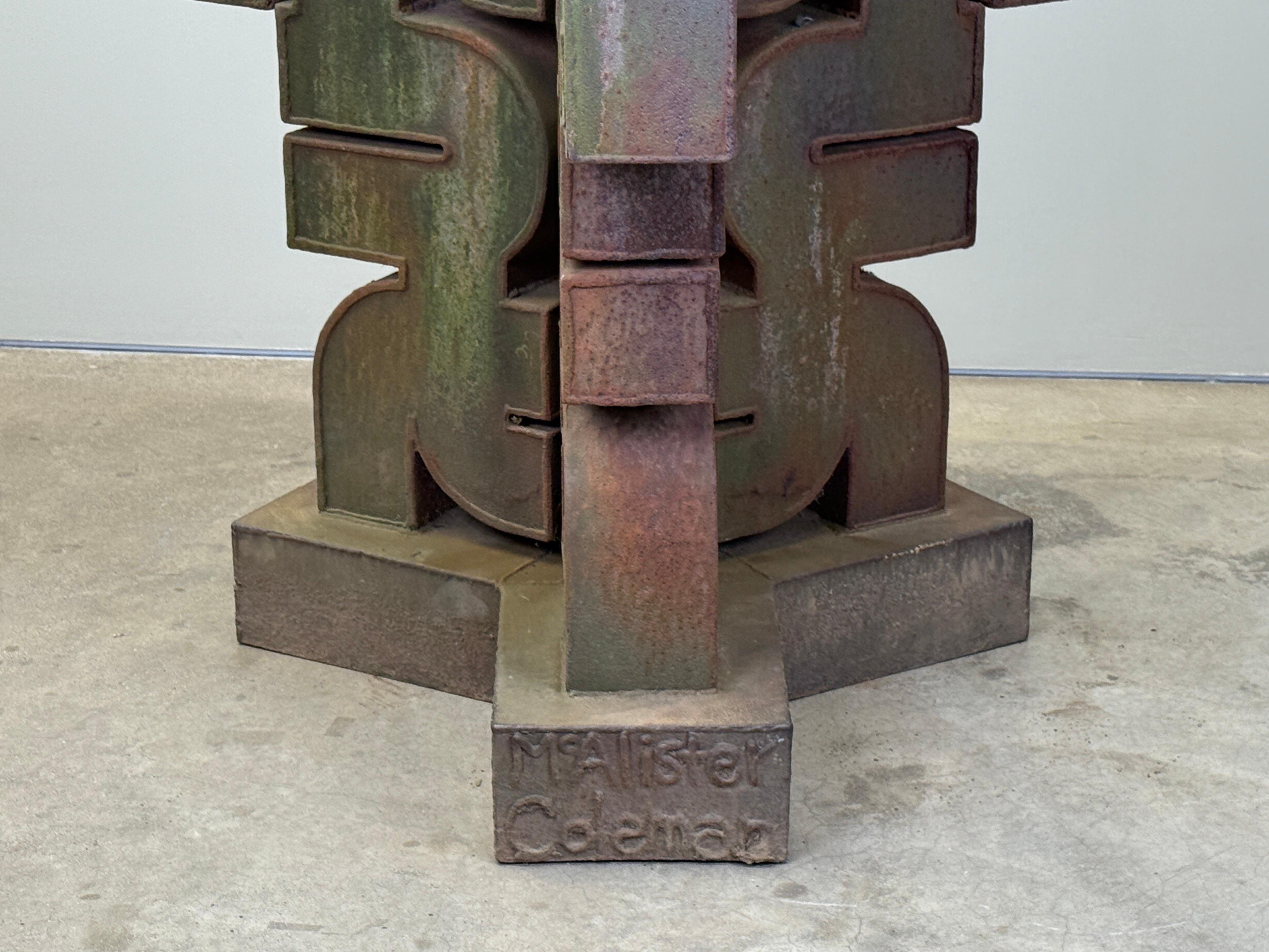 Grande scultura da esterno di McAlister Coleman 'Totem IV Complements', 1972 in vendita 10