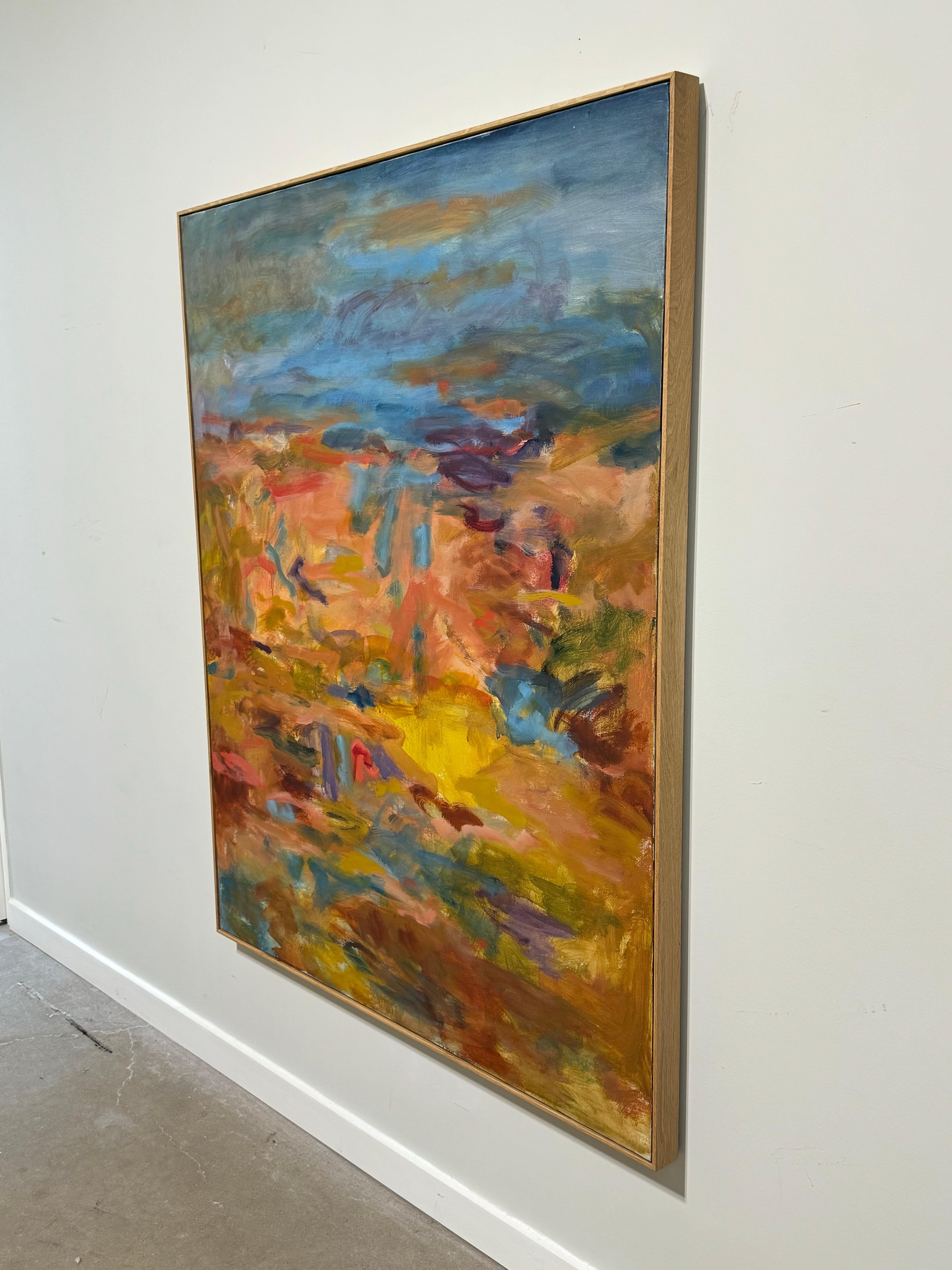 Painted Untitled Abstraction by Jerry Pinsler For Sale