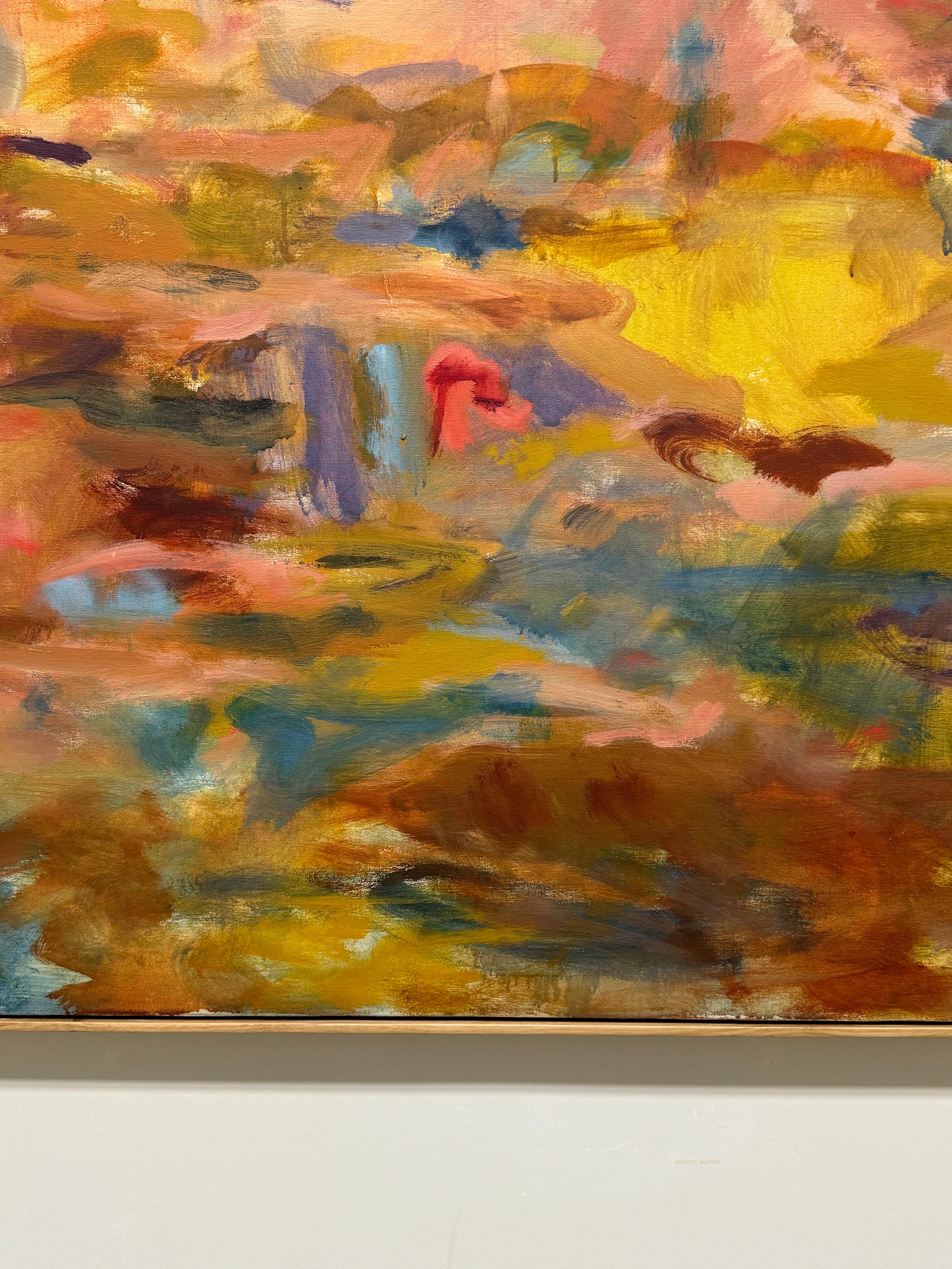 Canvas Untitled Abstraction by Jerry Pinsler For Sale