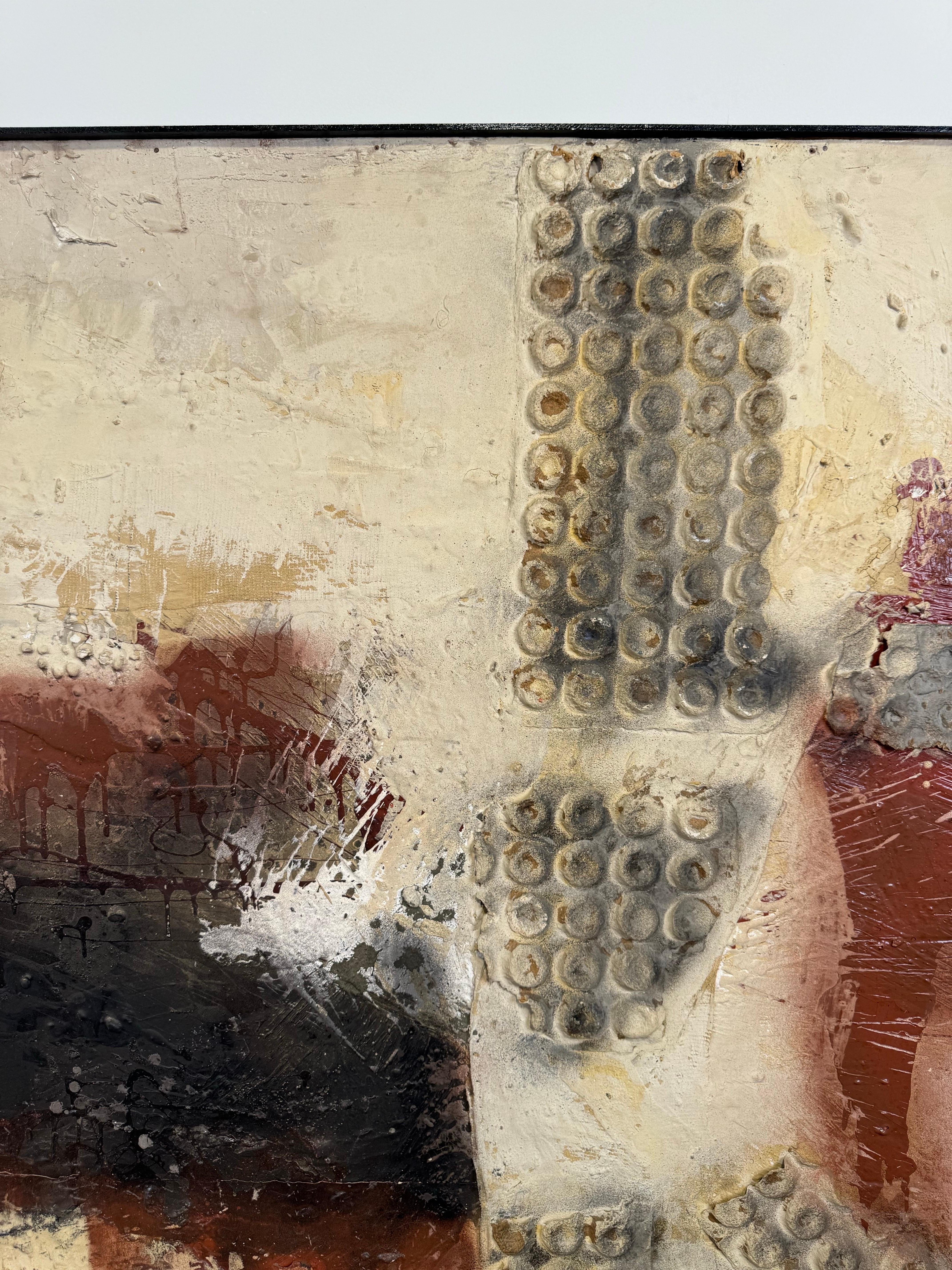 Shingo Kusuda painting 'Eggcrates', 1962 For Sale 1