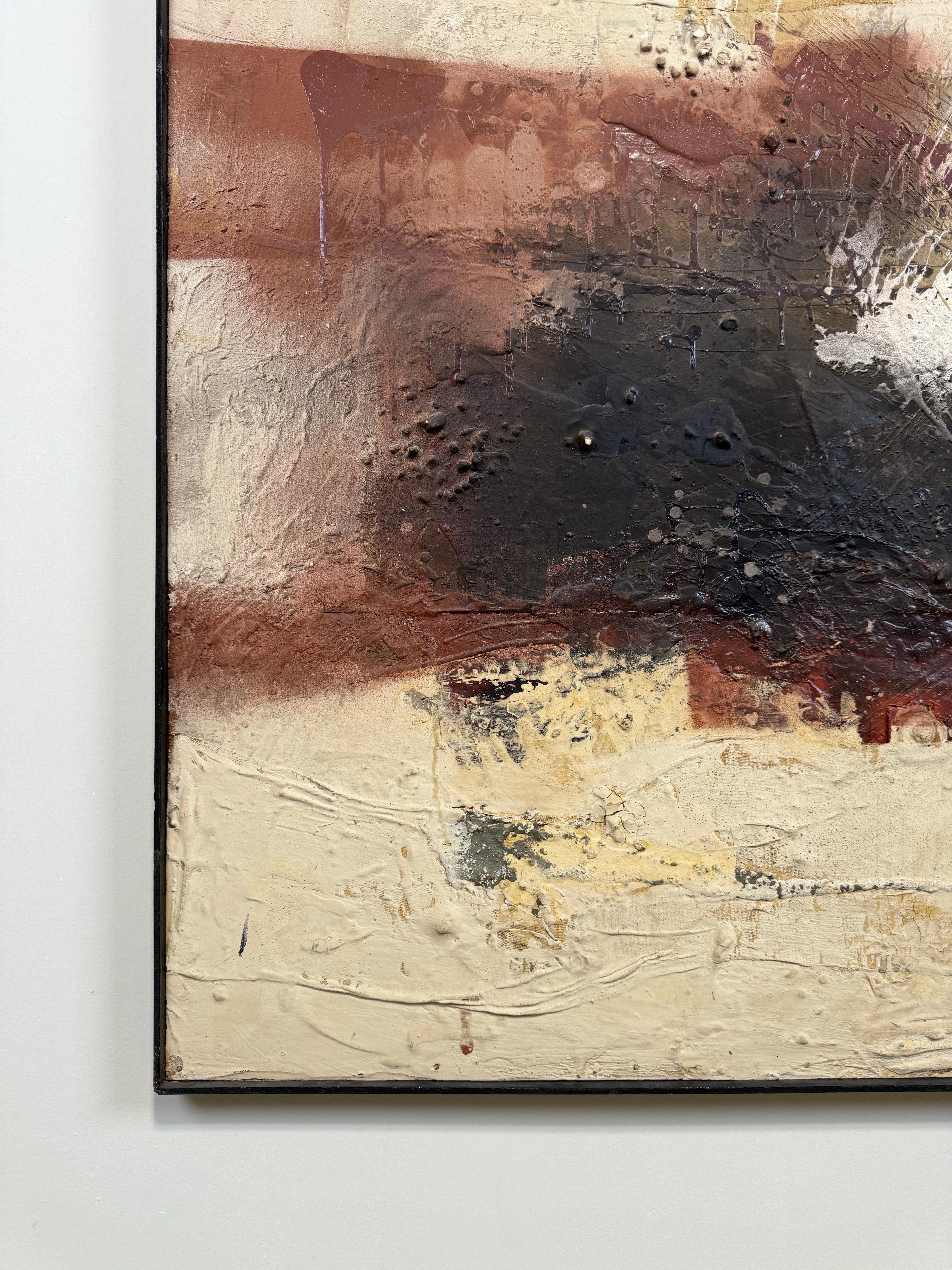 Shingo Kusuda painting 'Eggcrates', 1962 For Sale 3