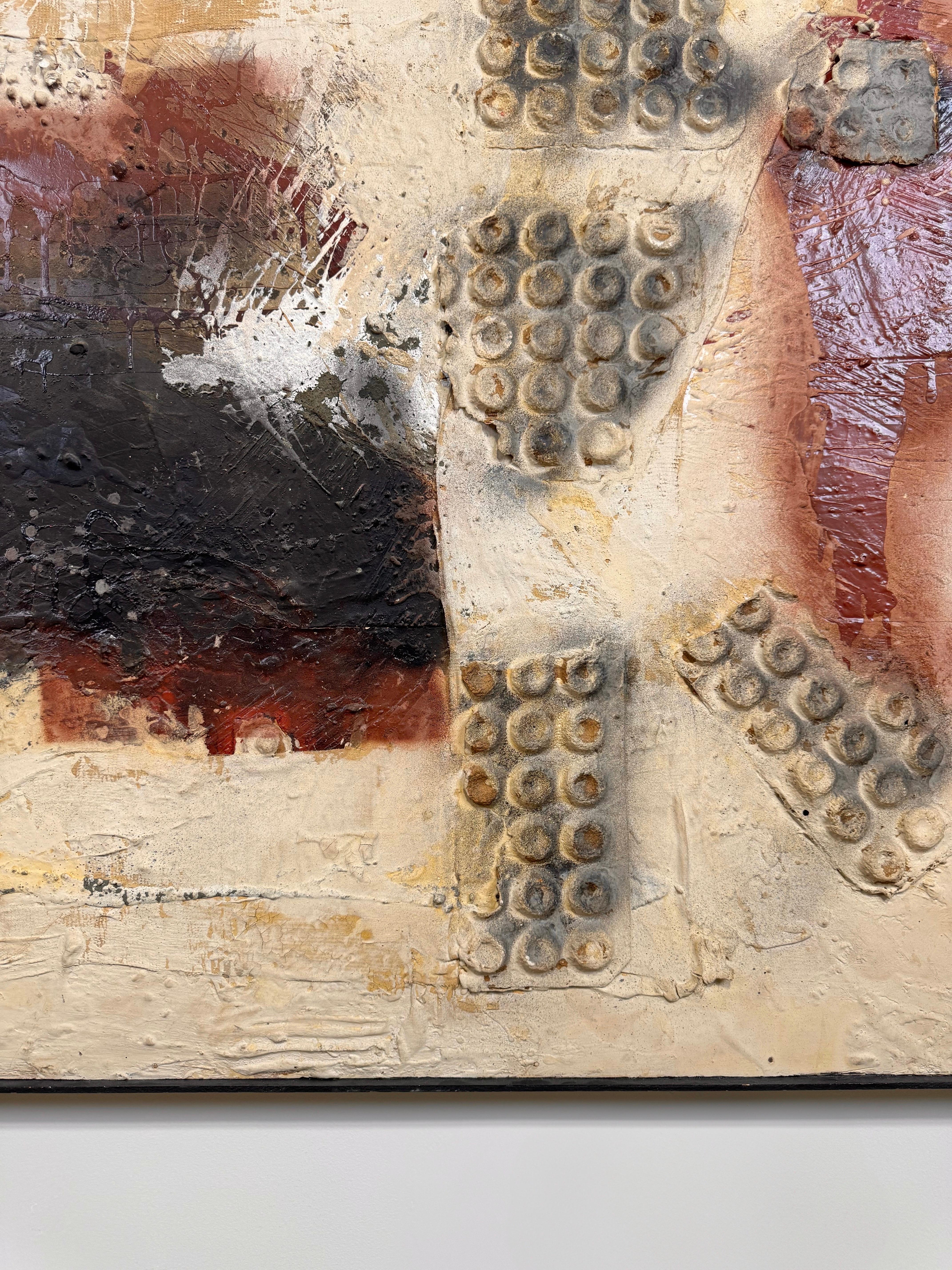 Shingo Kusuda painting 'Eggcrates', 1962 For Sale 2