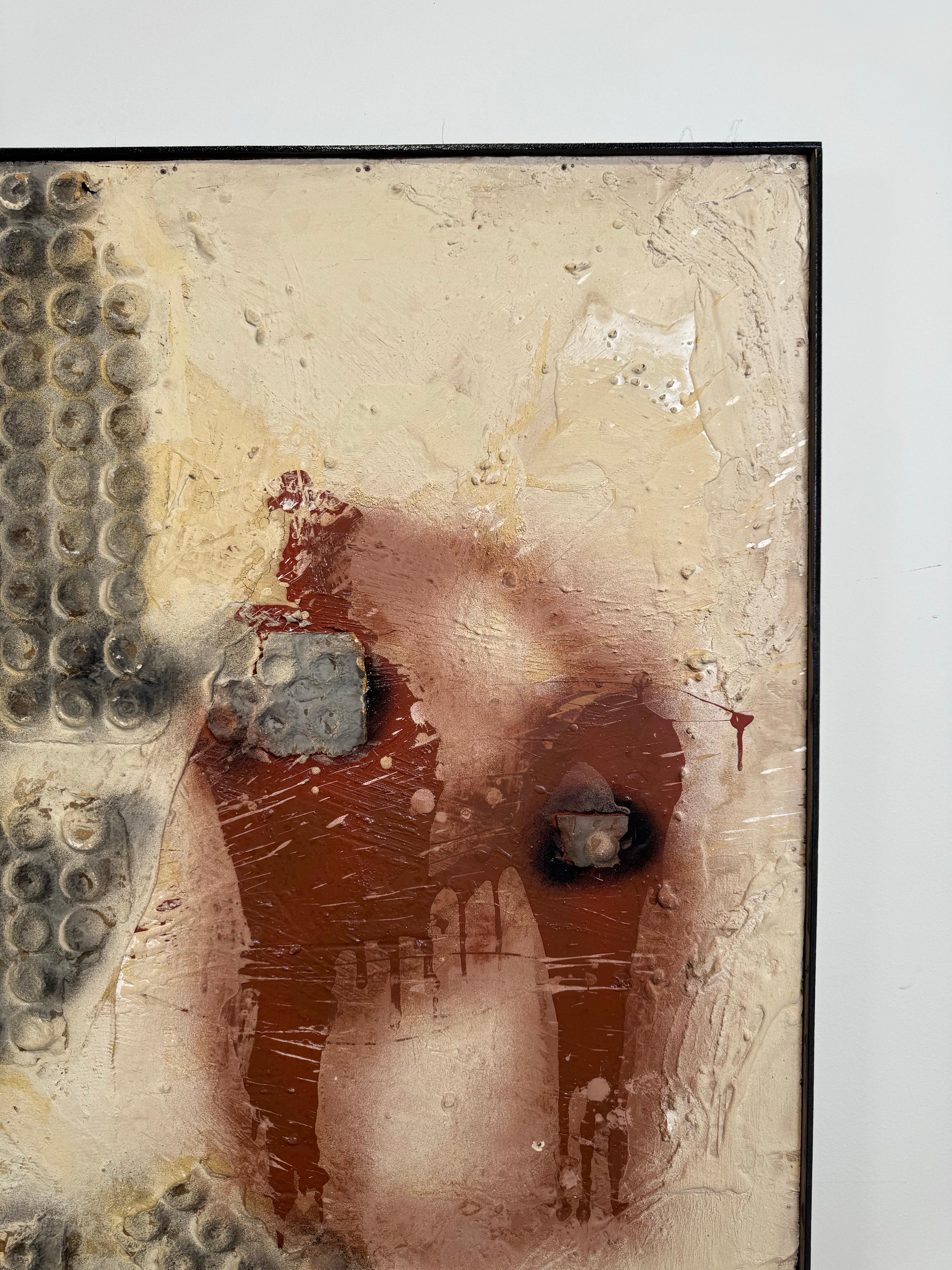 Shingo Kusuda painting 'Eggcrates', 1962 For Sale 4