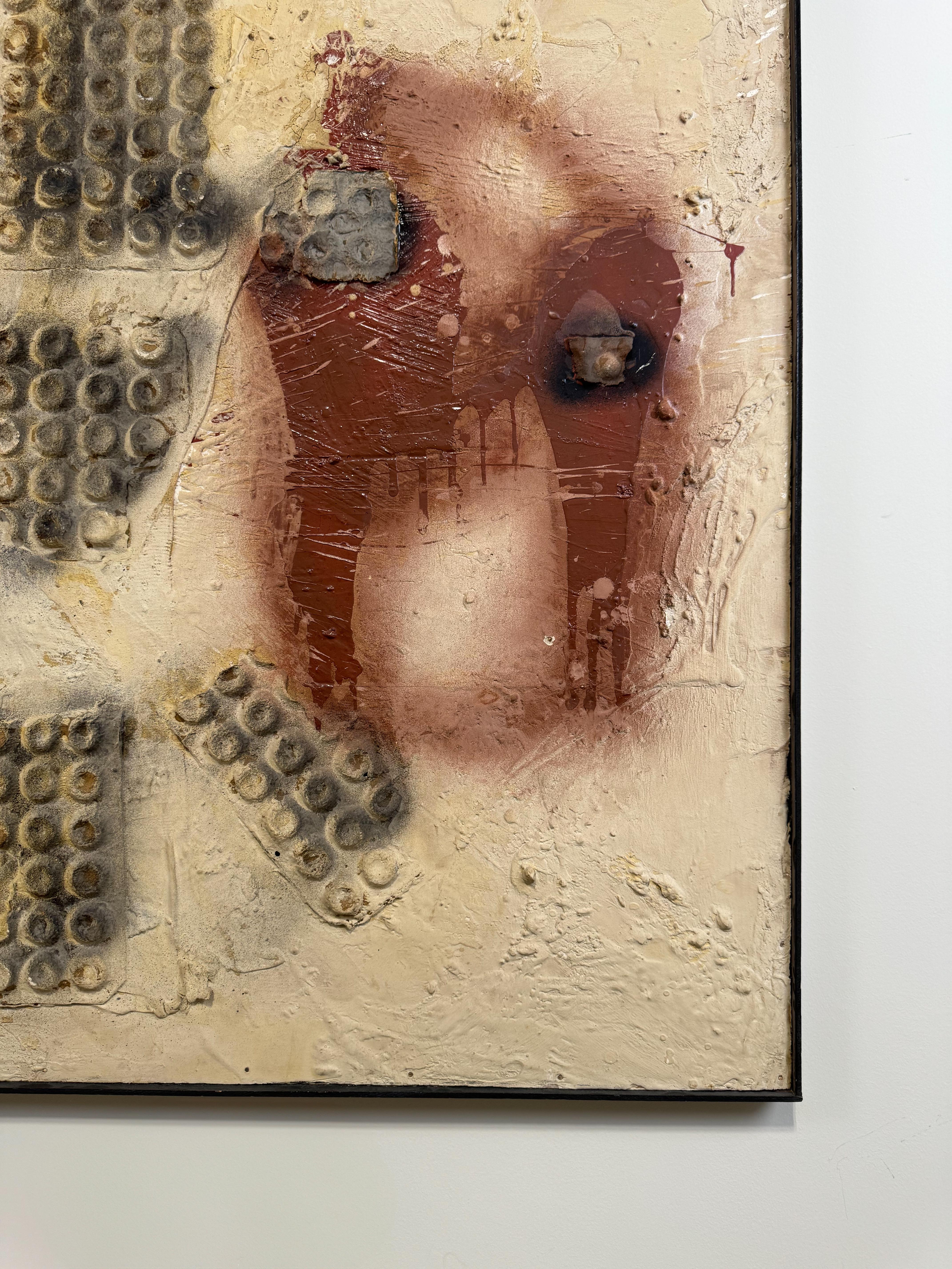 Shingo Kusuda painting 'Eggcrates', 1962 For Sale 9