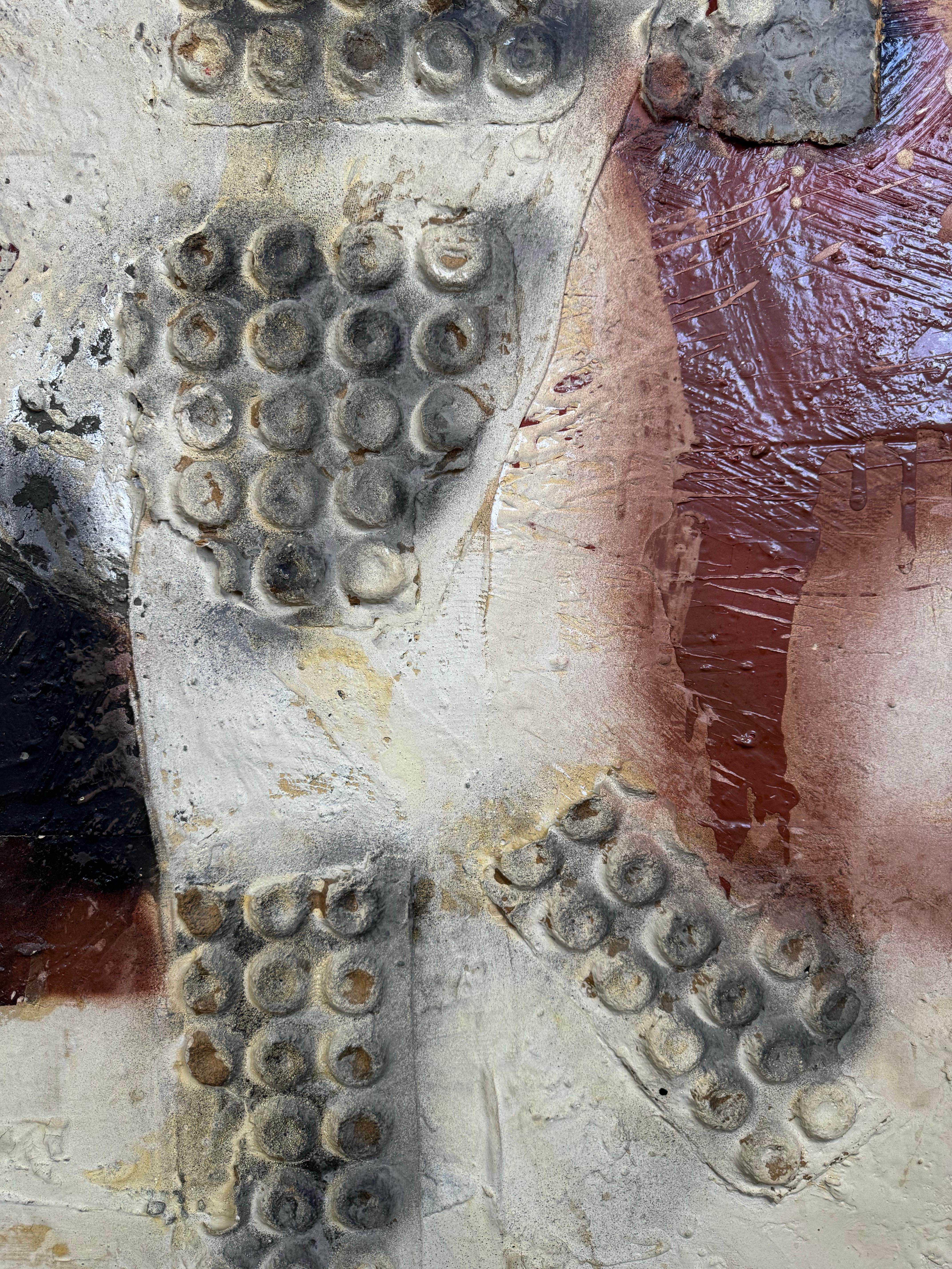 Shingo Kusuda painting 'Eggcrates', 1962 For Sale 8