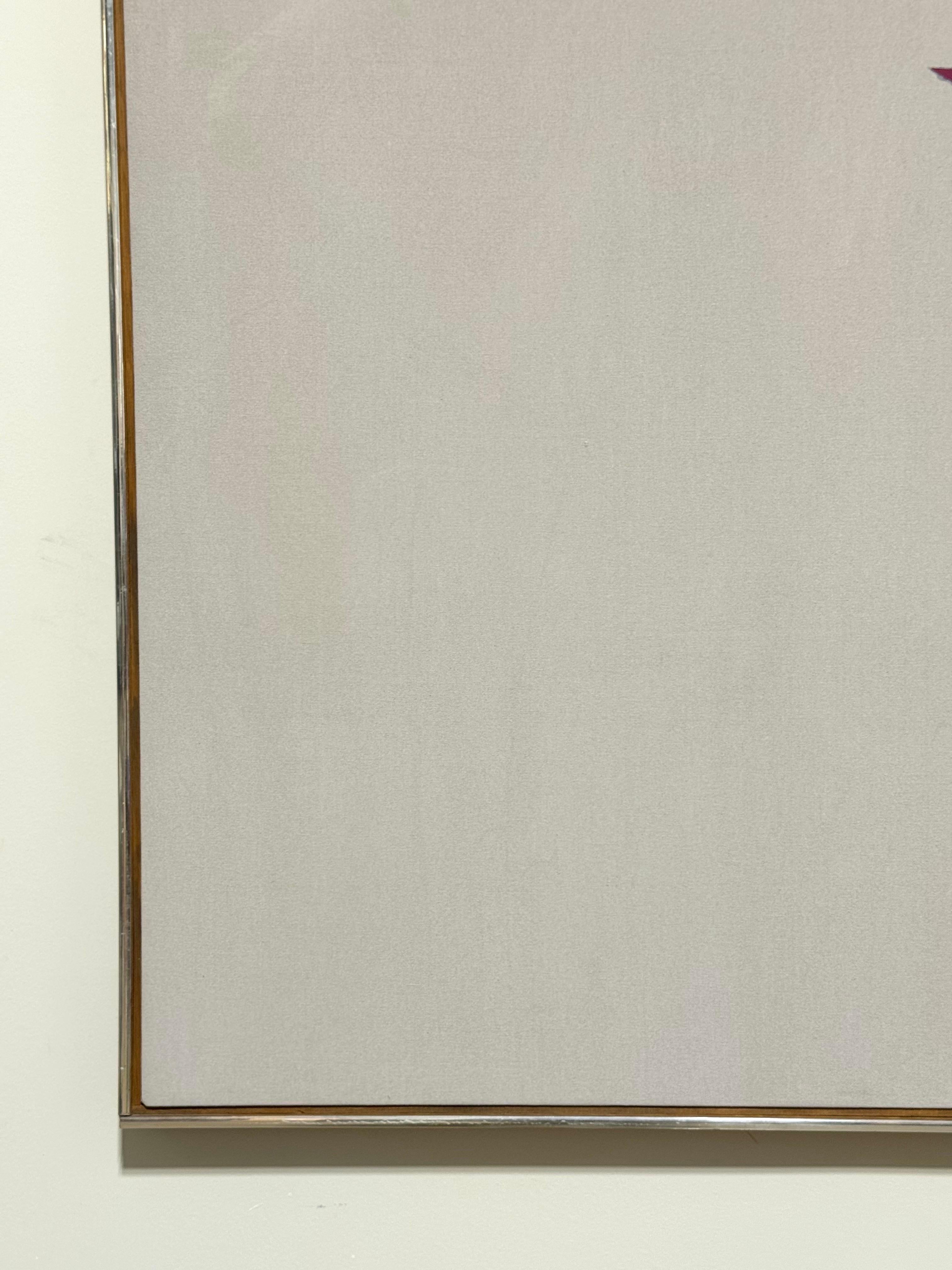 'Grape on Gray' Painting by Robert Goodnough For Sale 7