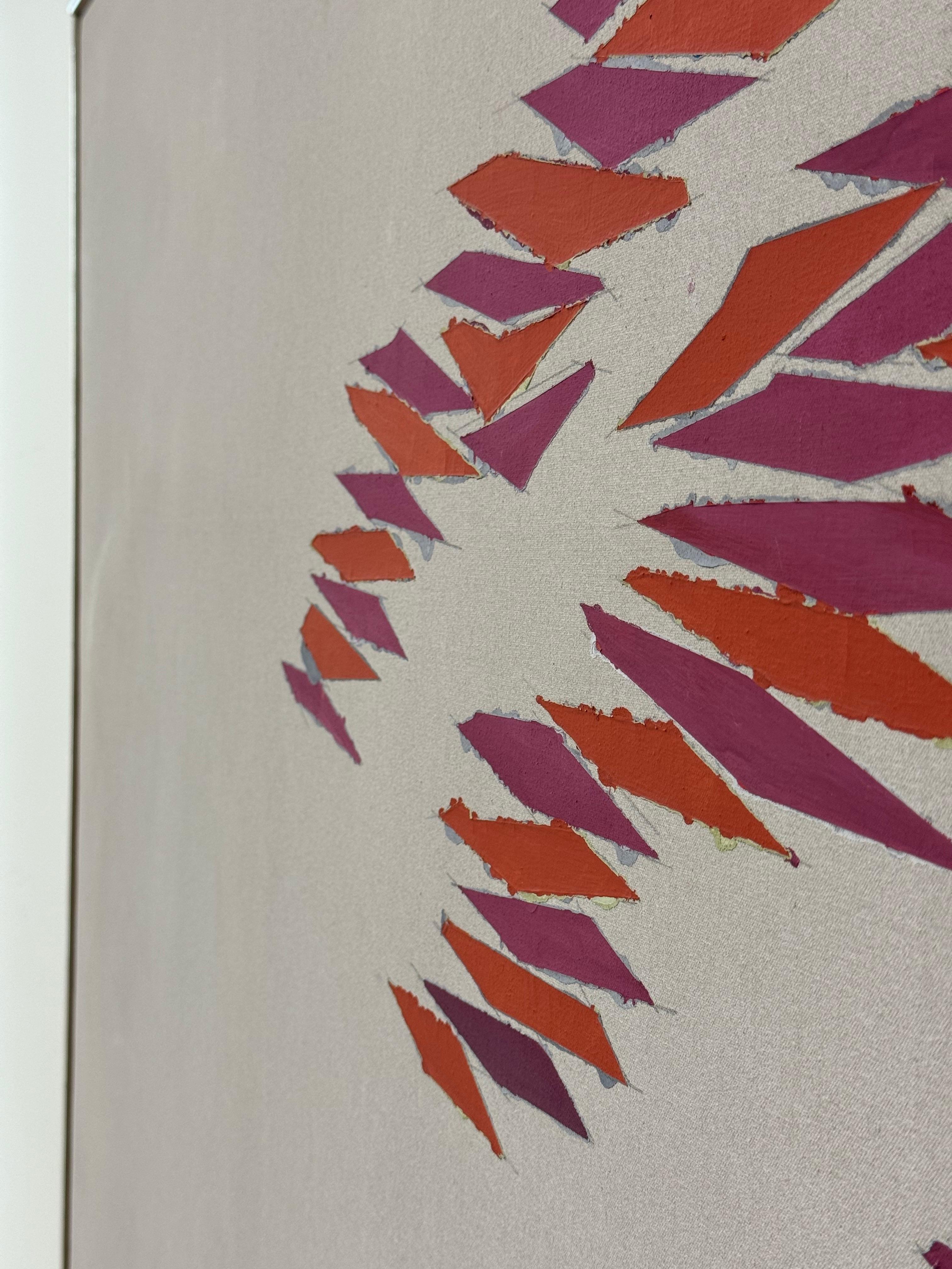 'Grape on Gray' Painting by Robert Goodnough For Sale 12