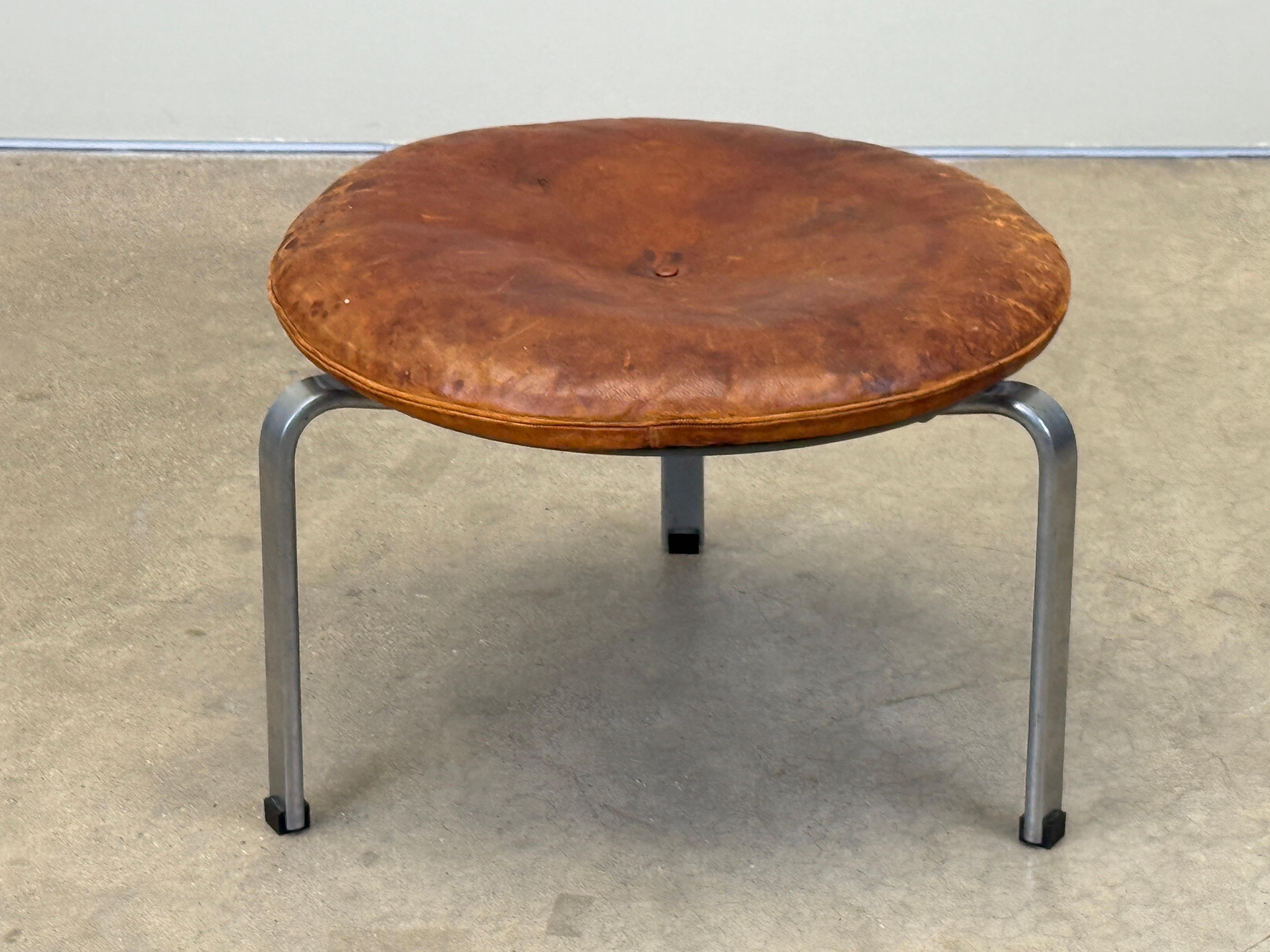 Poul Kjærholm PK 33 Hocker für E. Kold Christensen im Angebot 13
