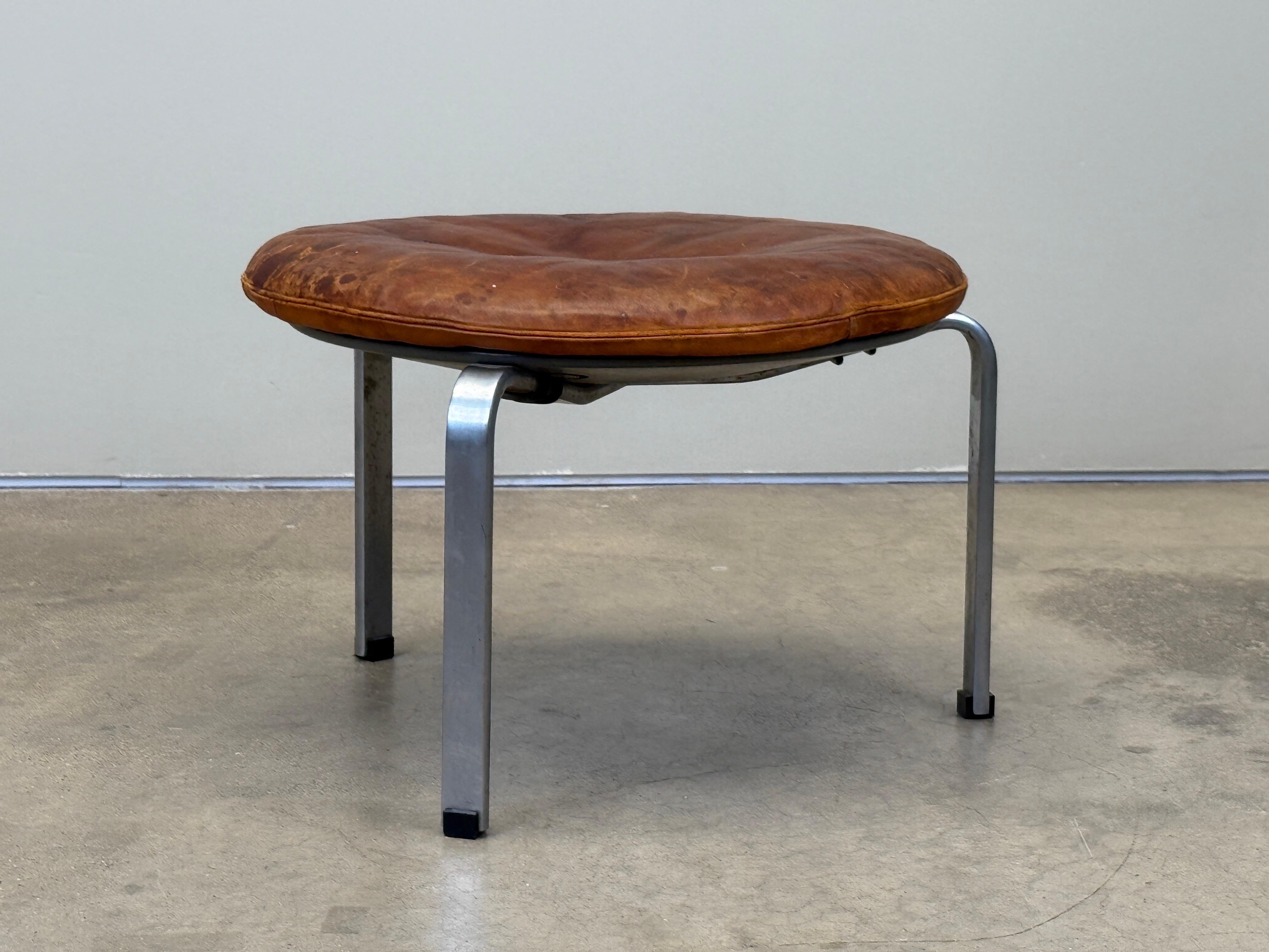 Poul Kjærholm PK 33 Hocker für E. Kold Christensen im Angebot 14