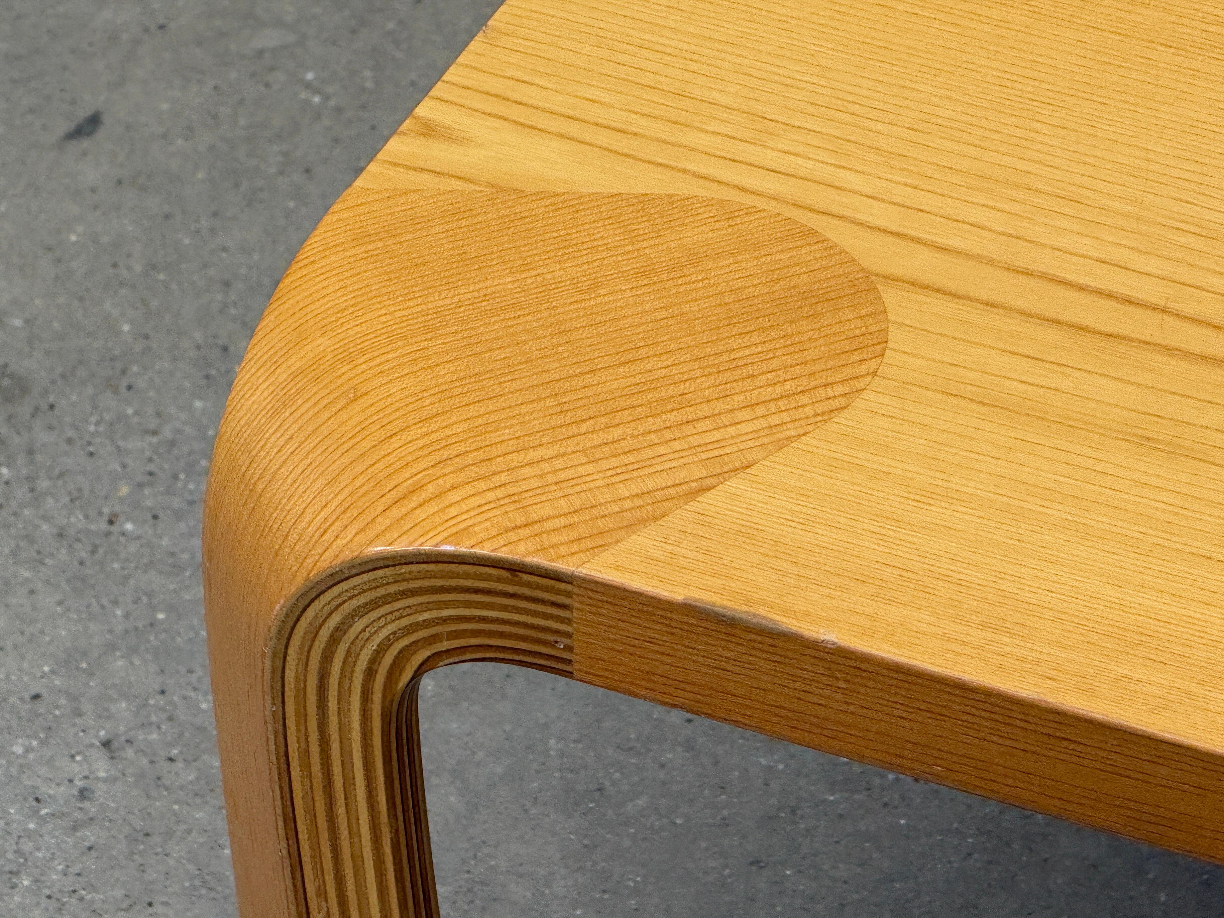 Late 20th Century Large Inui Saburo Coffee Table for Tendo Mokko For Sale