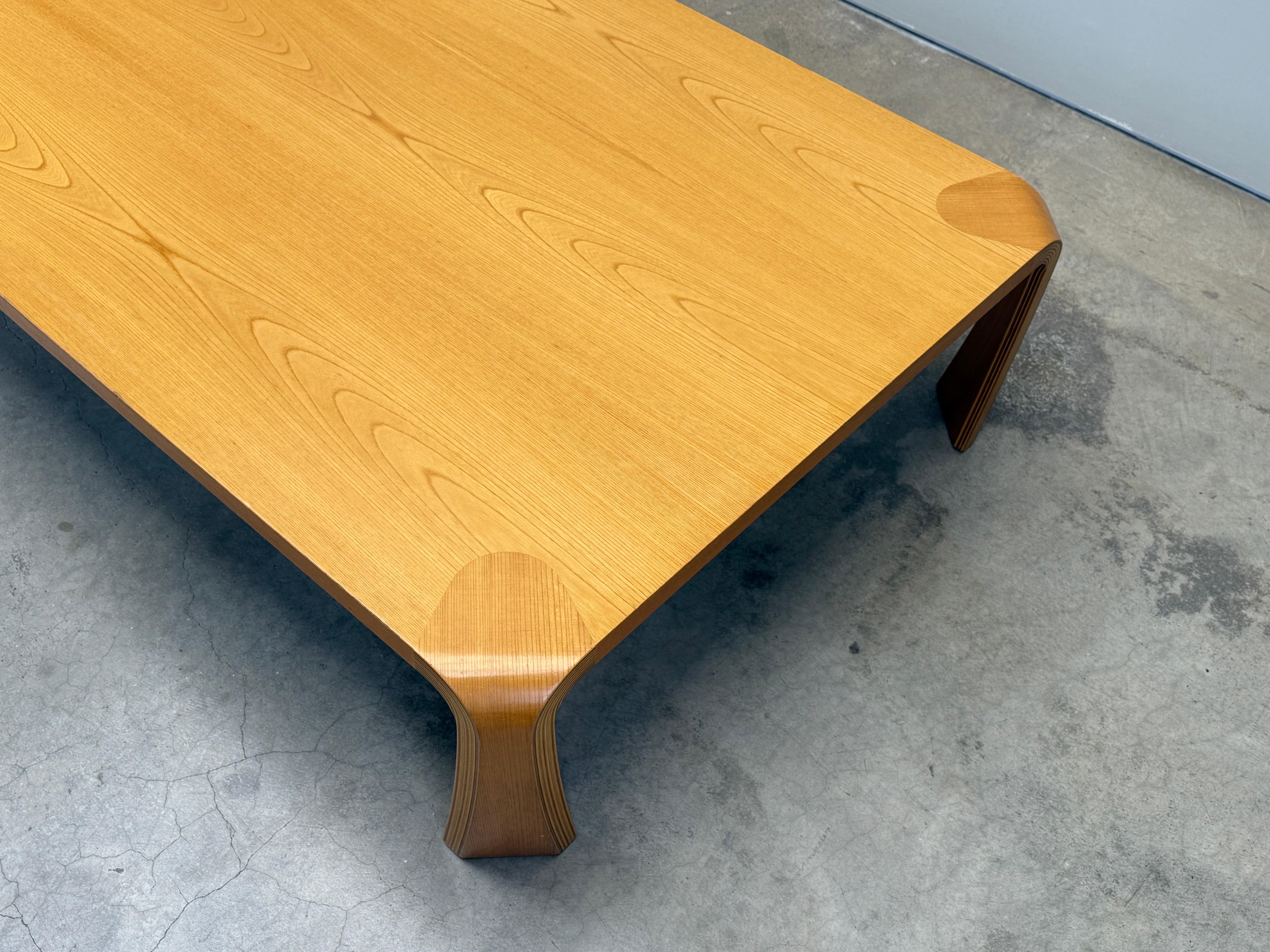 Large Inui Saburo Coffee Table for Tendo Mokko For Sale 1