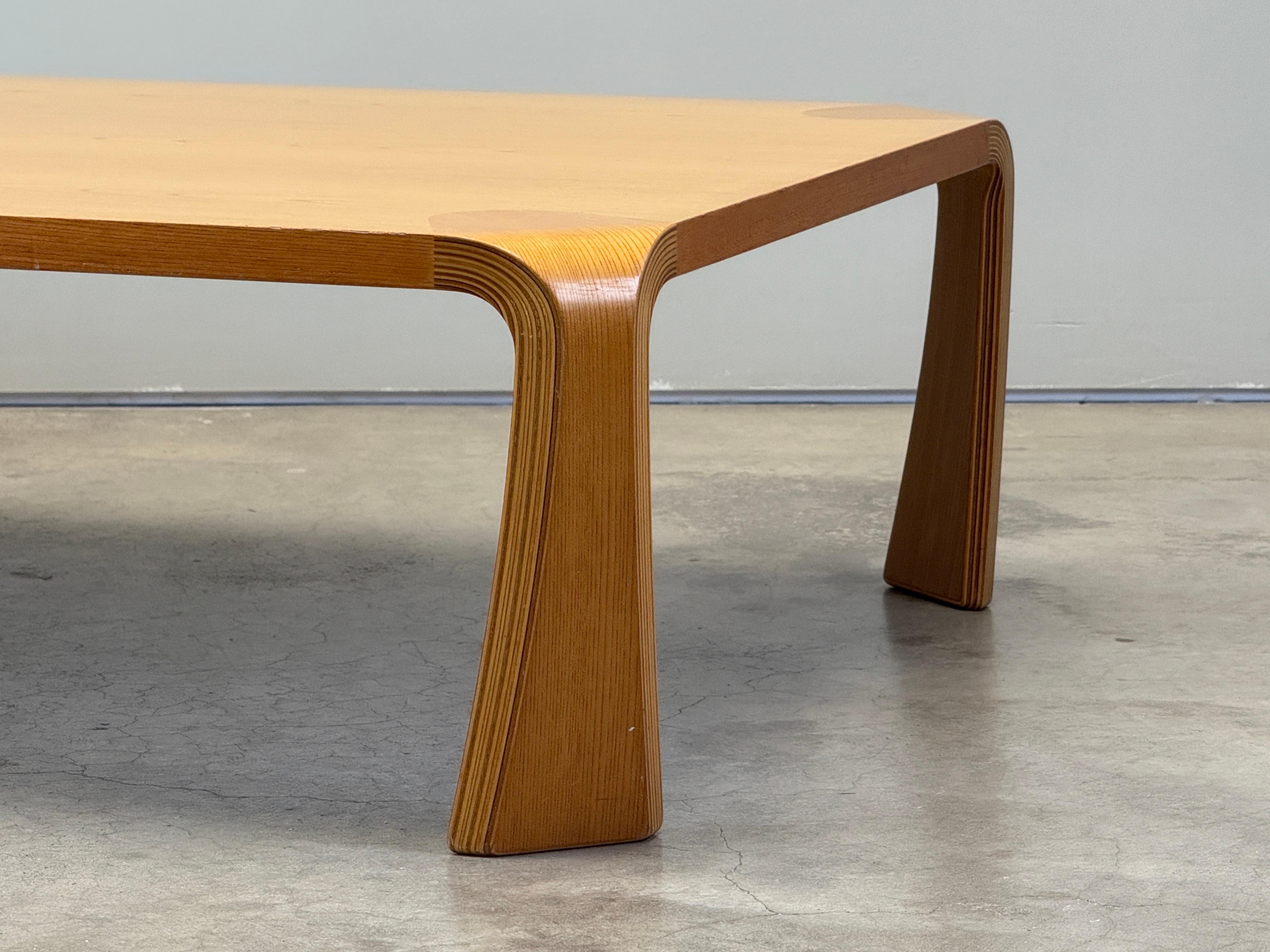Large Inui Saburo Coffee Table for Tendo Mokko For Sale 8