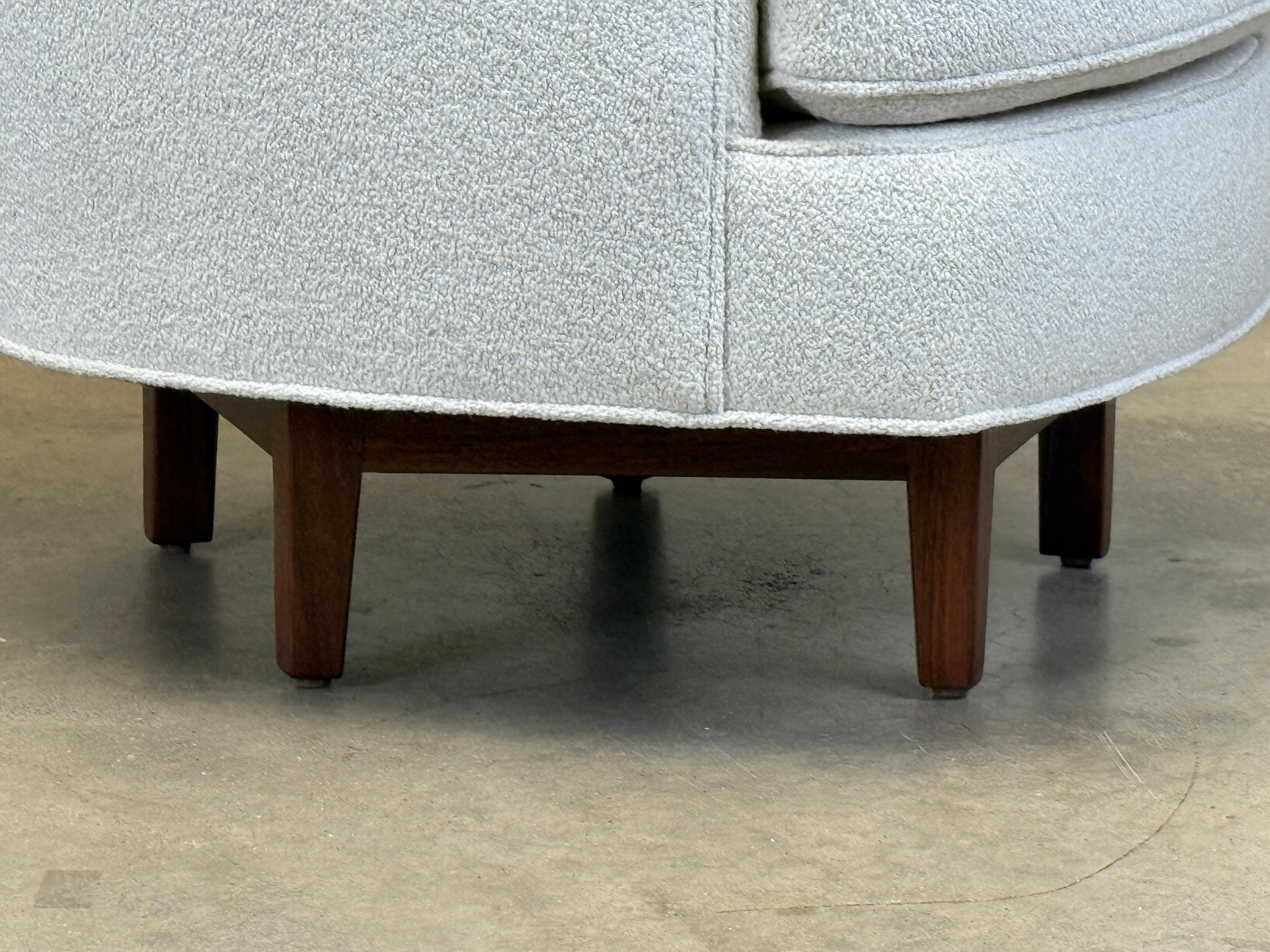 Pair of Swivel Chairs by Edward Wormley for Dunbar For Sale 1