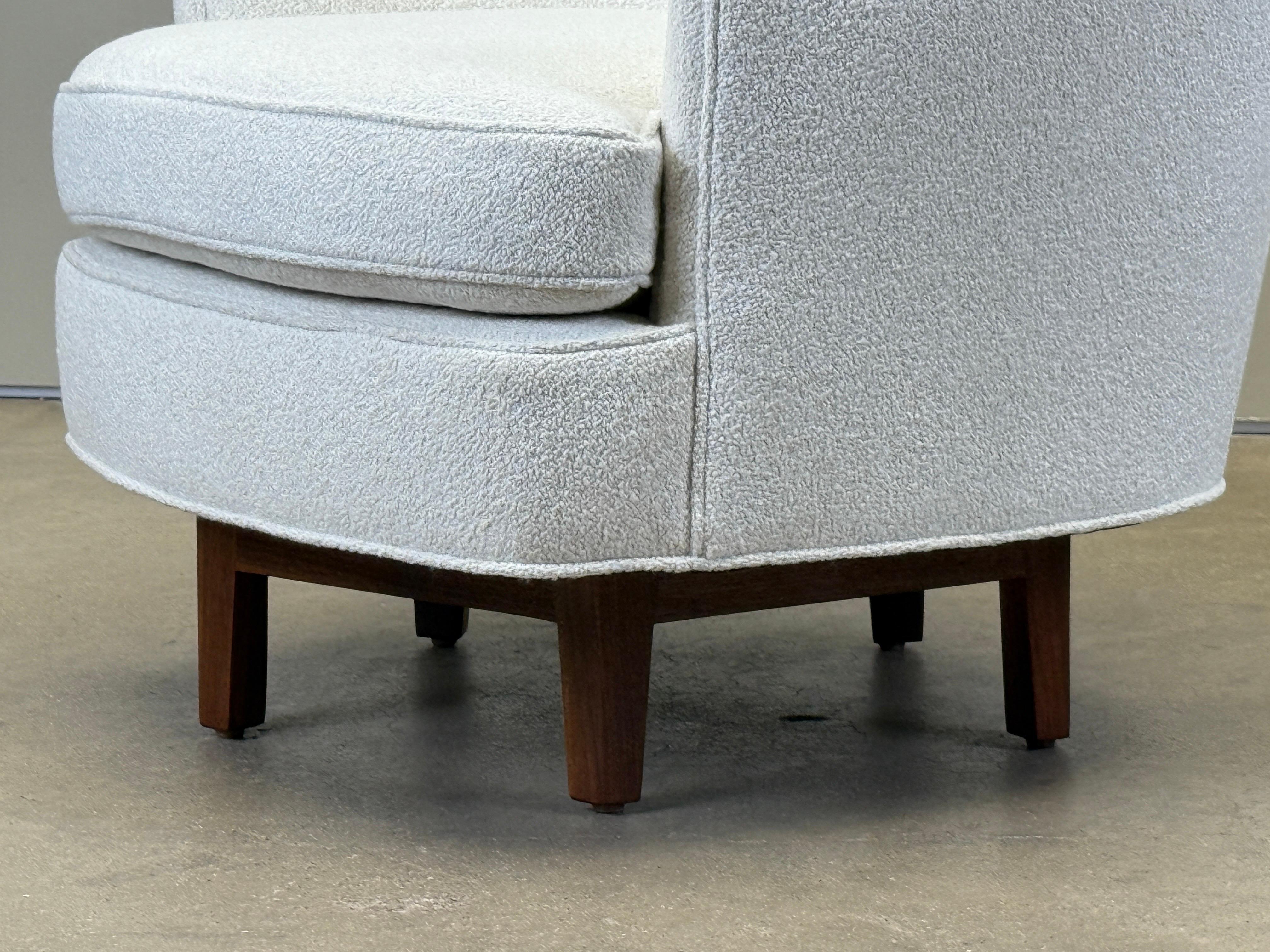 Pair of Swivel Chairs by Edward Wormley for Dunbar For Sale 12
