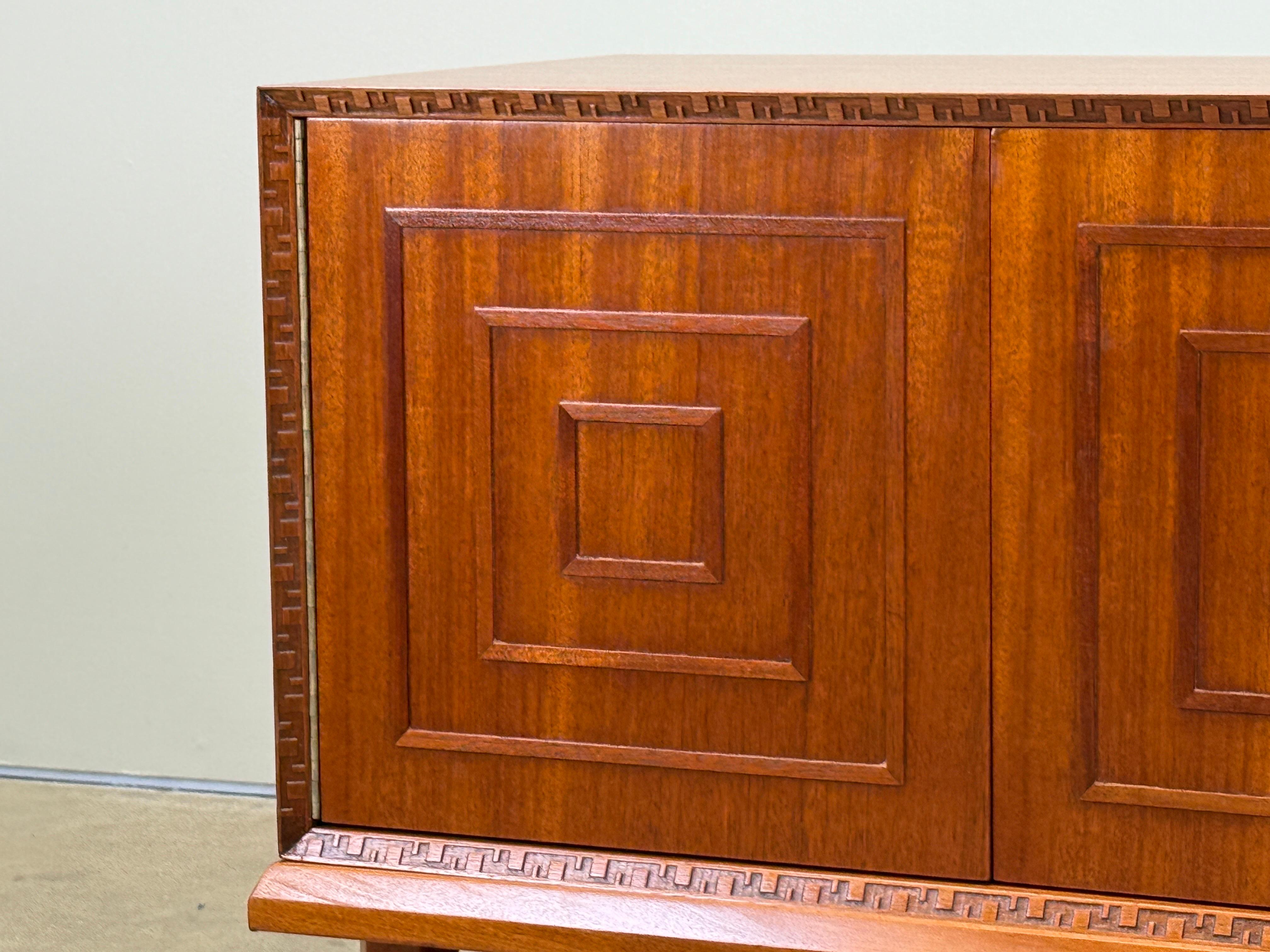 Frank Lloyd Wright Concentric Squares Cabinet for Henredon For Sale 3
