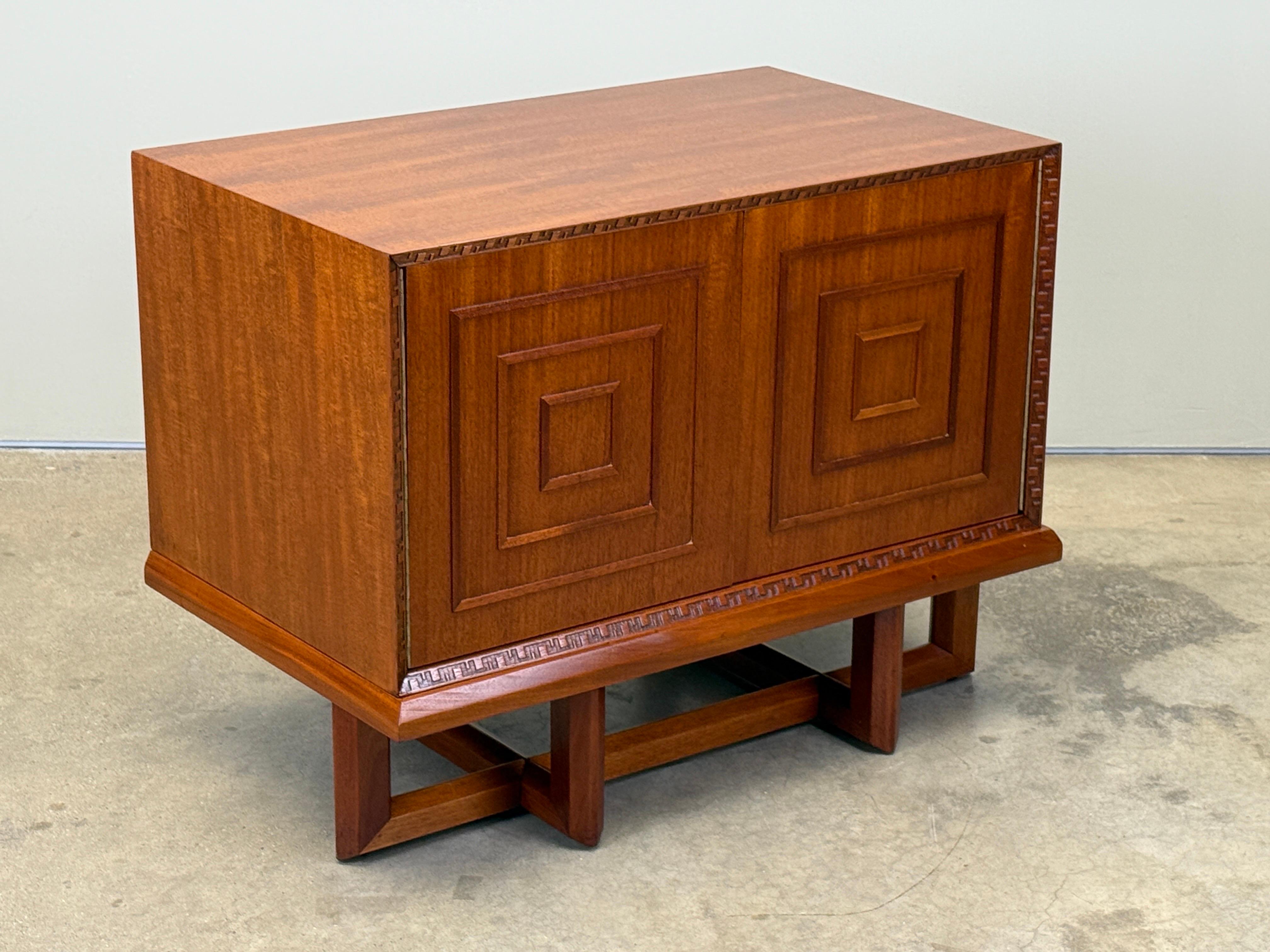 Frank Lloyd Wright Concentric Squares Cabinet for Henredon For Sale 5