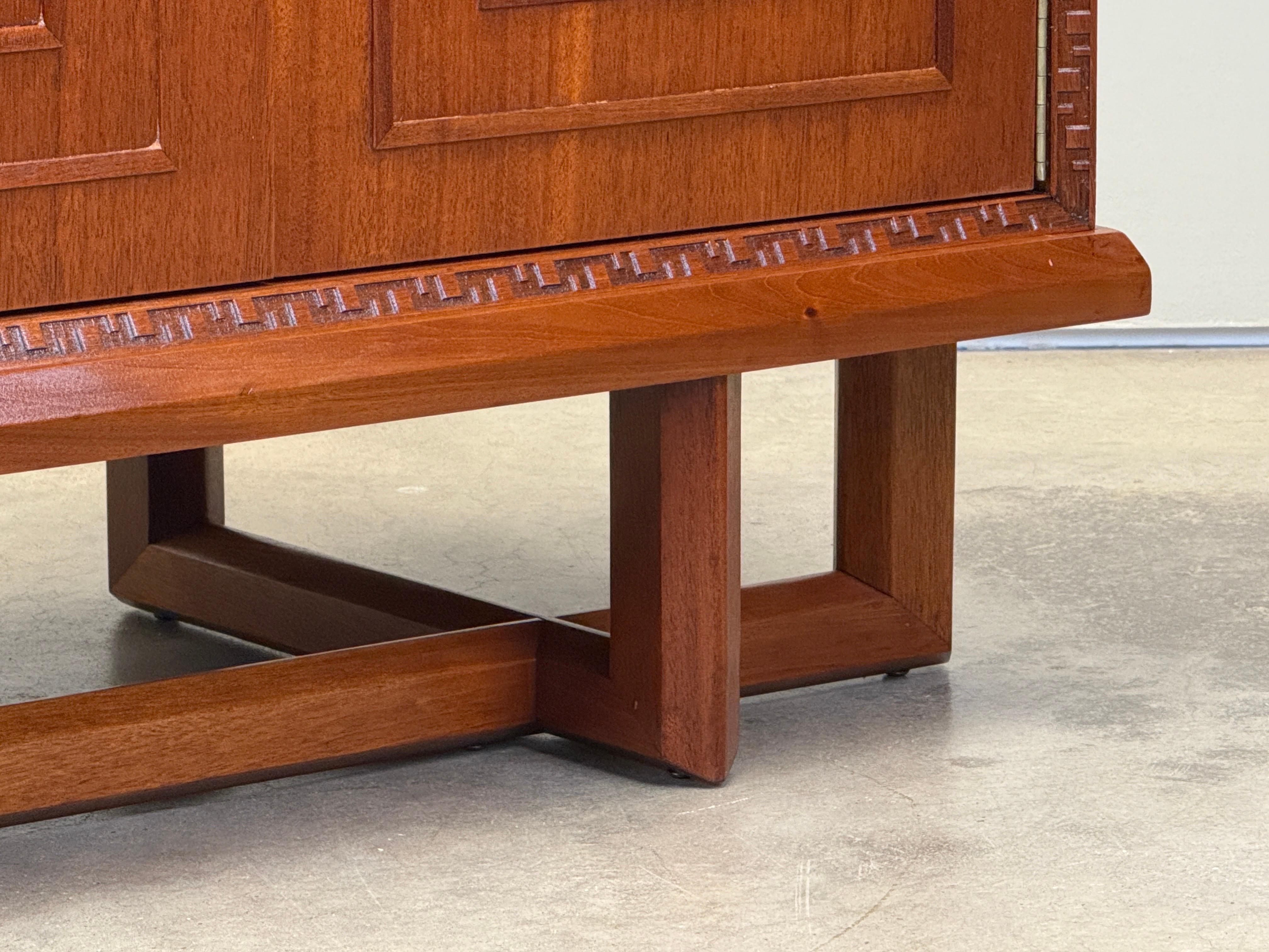 Frank Lloyd Wright Concentric Squares Cabinet for Henredon For Sale 7
