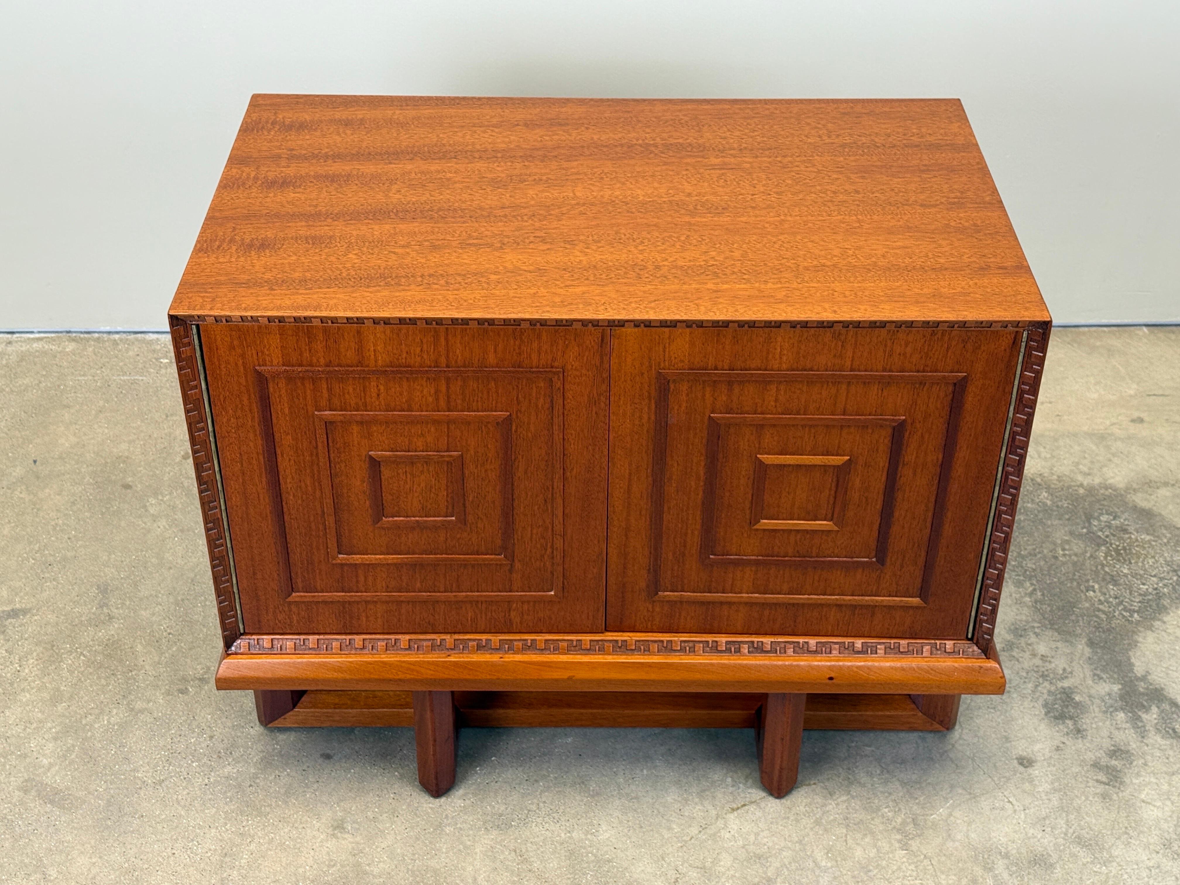 Frank Lloyd Wright Concentric Squares Cabinet for Henredon For Sale 10