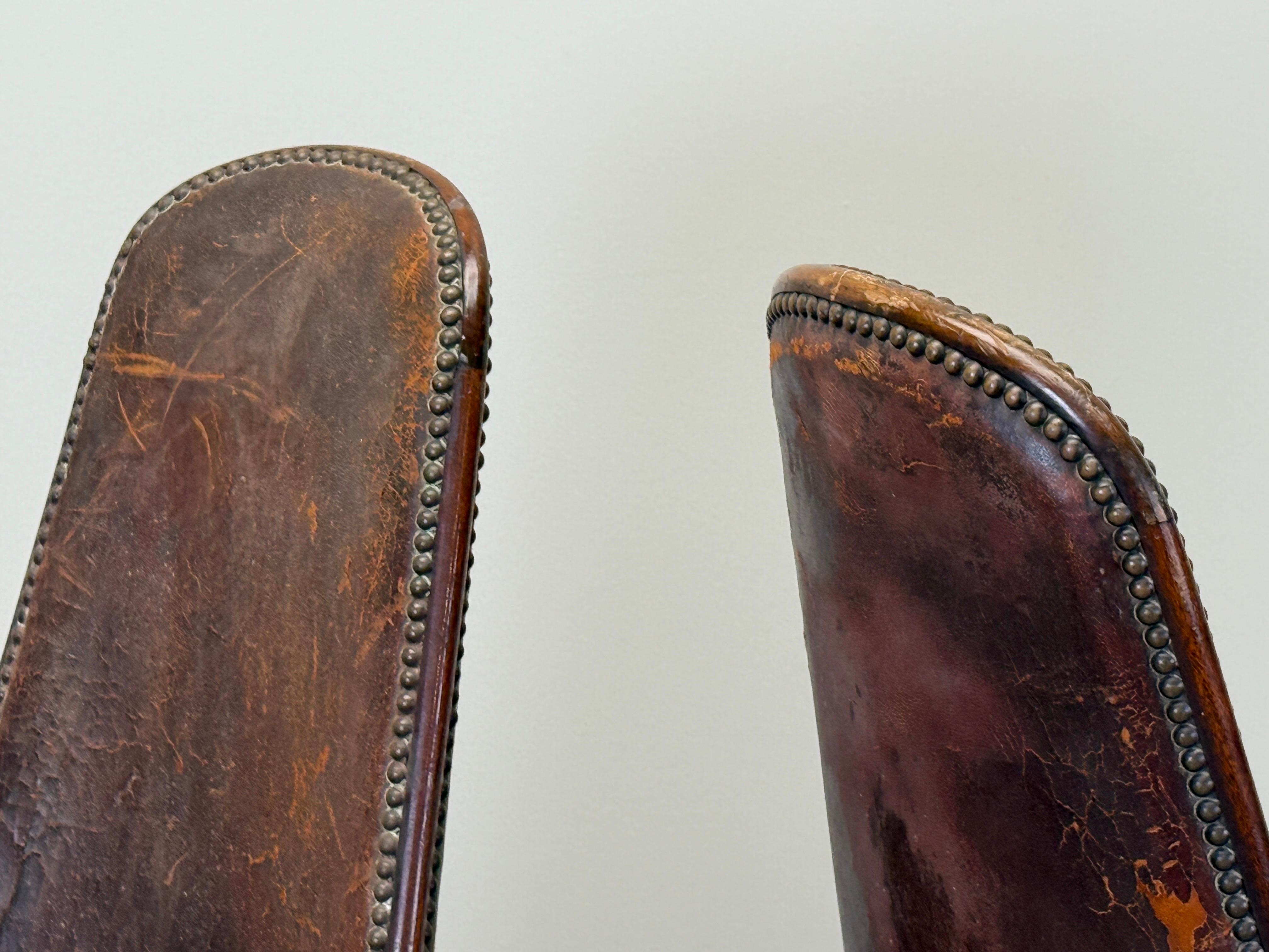 Pair of High Back Chairs by Maurice Dufrêne, 1930's For Sale 25