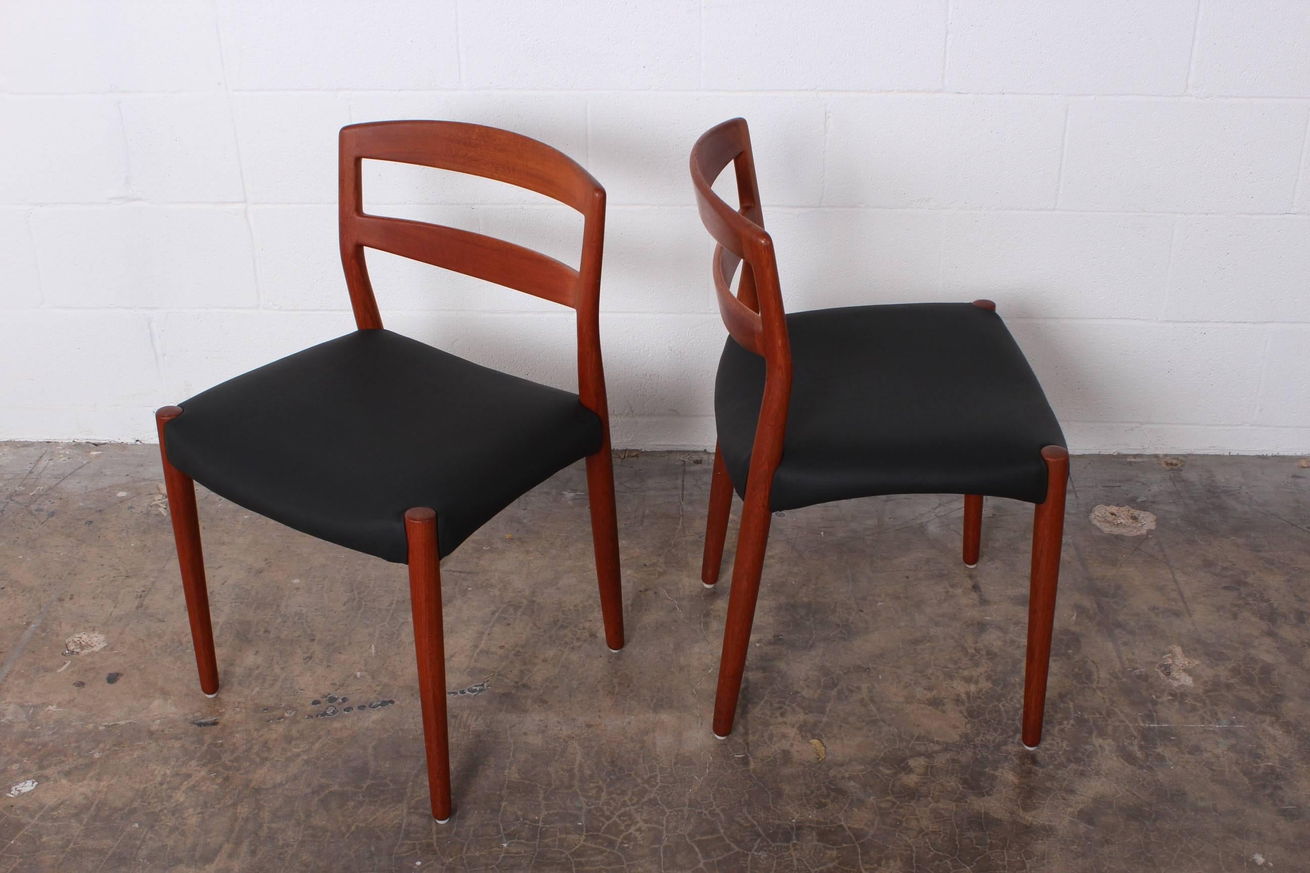 Six Dining Chairs by Ejner Larsen and Aksel Bender Madsen  1