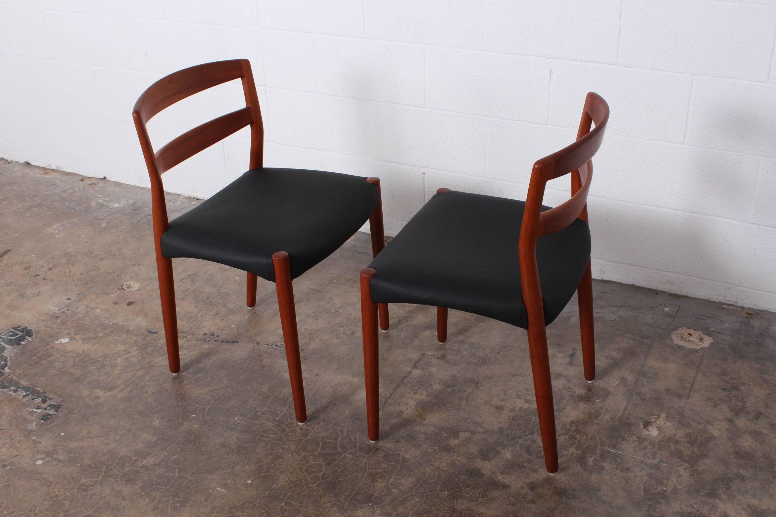Six Dining Chairs by Ejner Larsen and Aksel Bender Madsen  5