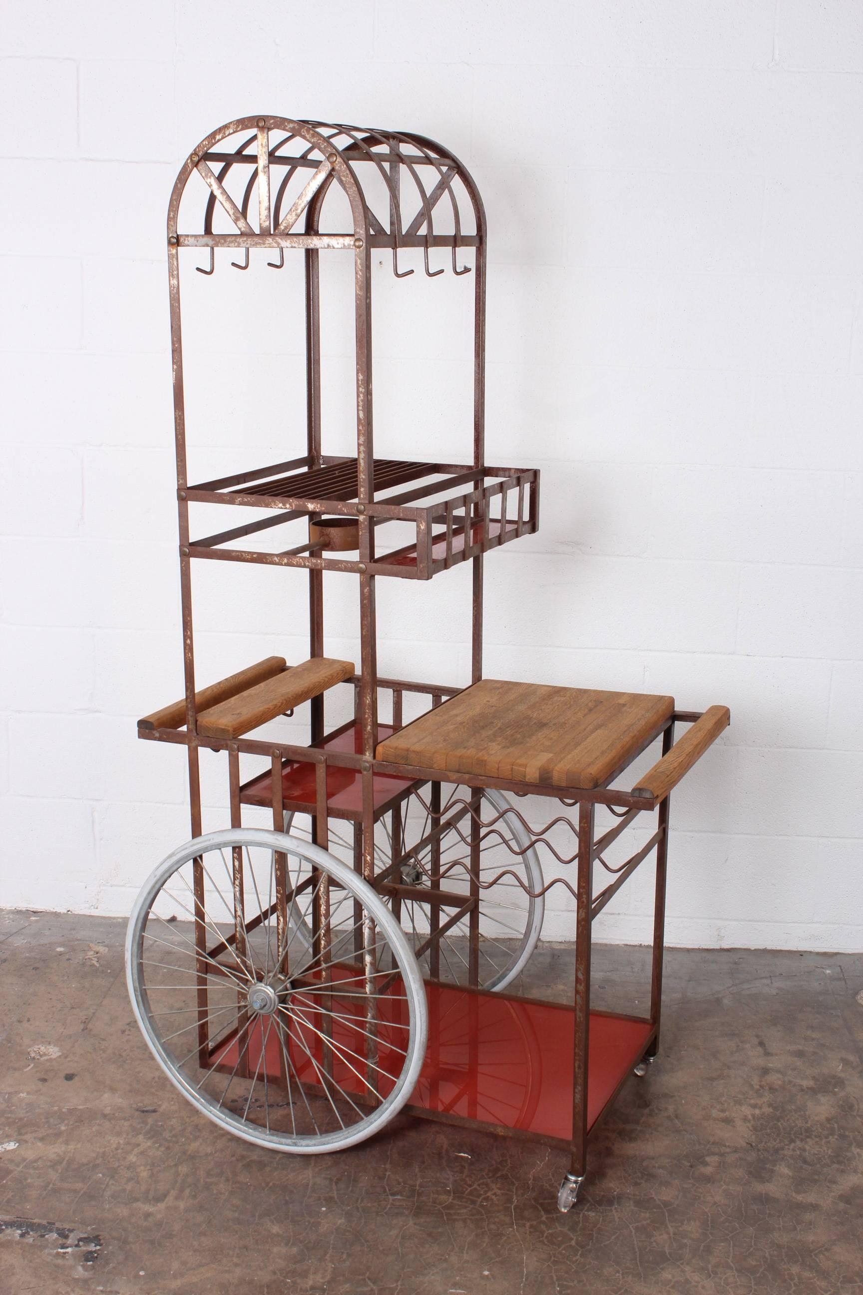 Bar Cart Attributed to Bill Sanders 6