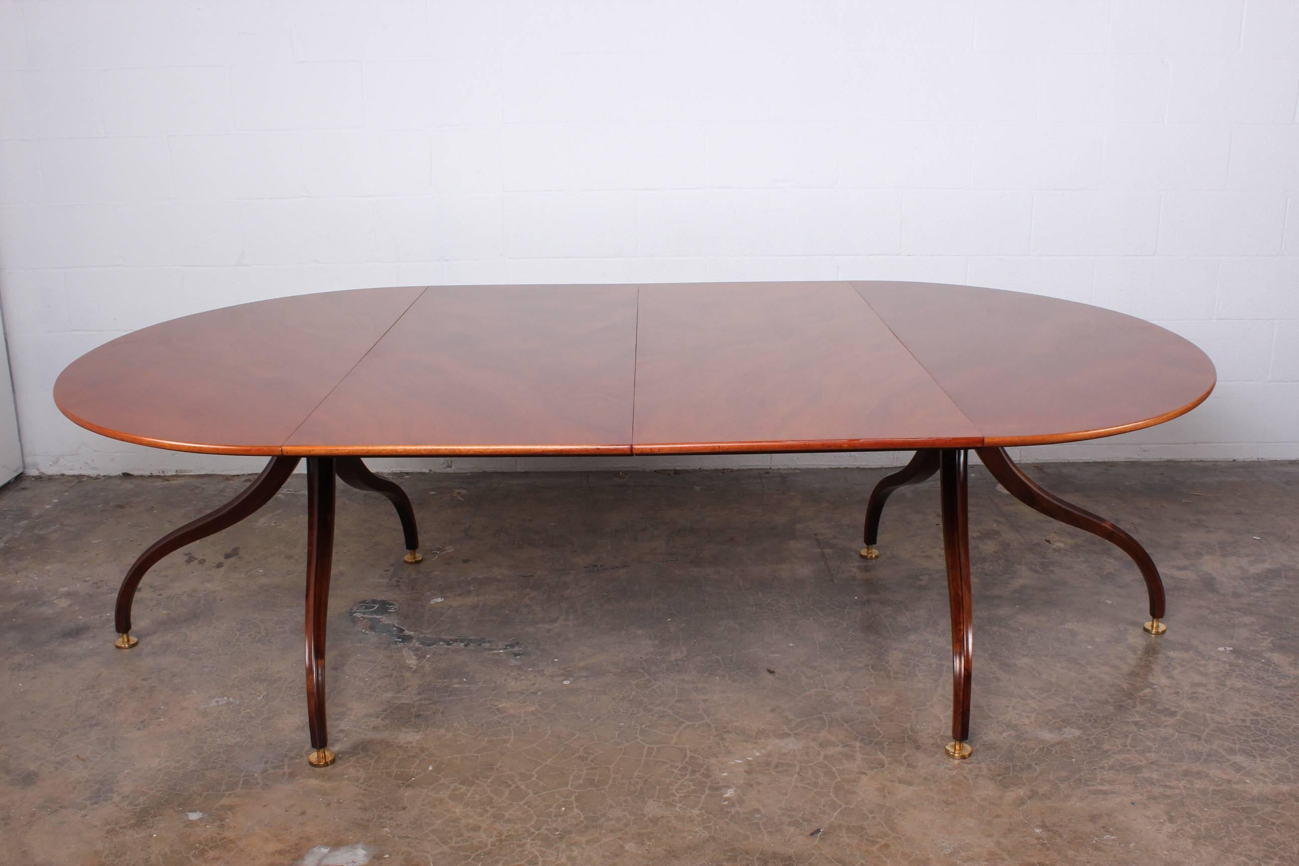 A rare design by Edward Wormley for Dunbar. This table has two 22