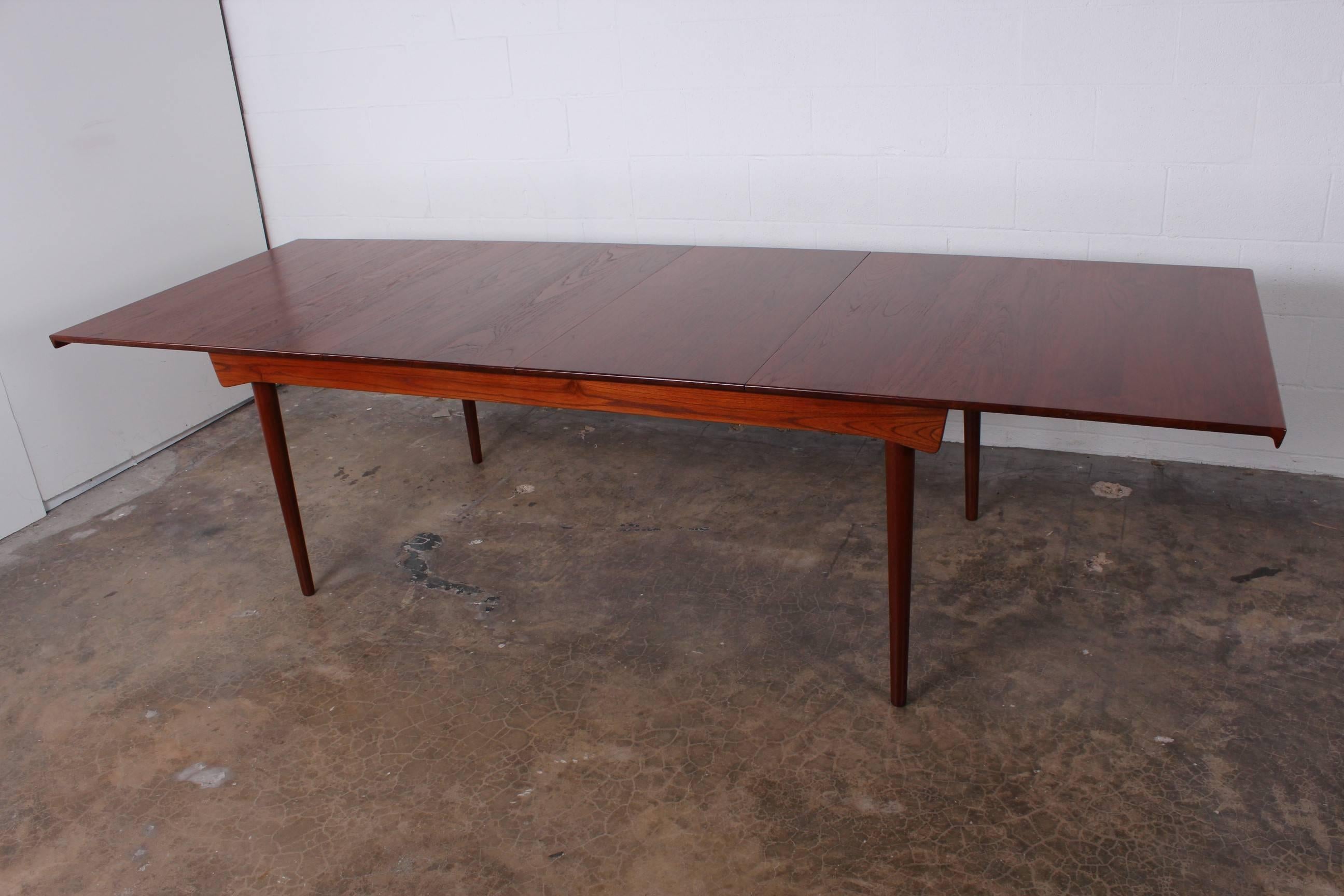 Mid-20th Century Solid Teak Dining Table Designed by Finn Juhl