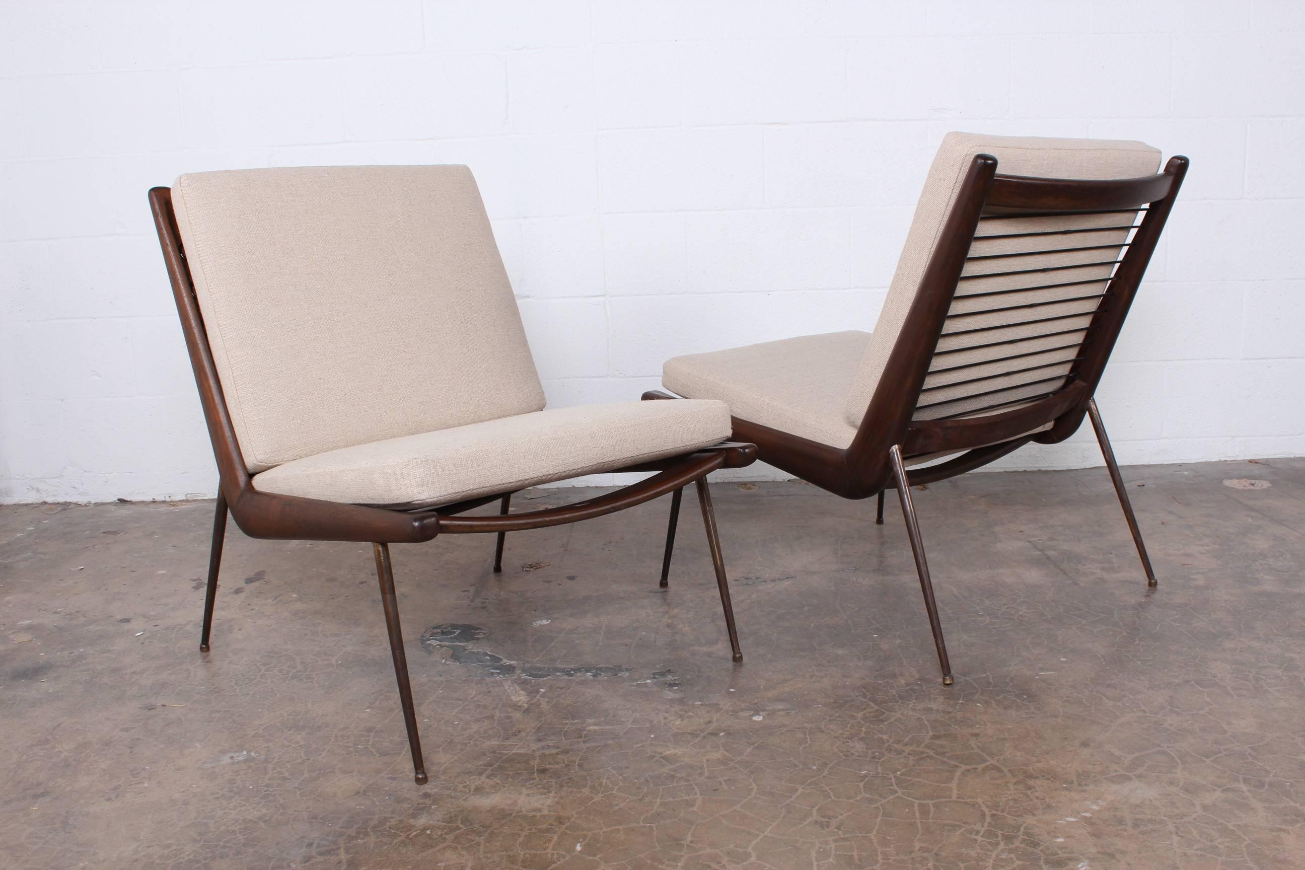 Pair of Lounge Chairs by Peter Hvidt and Orla Mølgaard-Nielsen 5