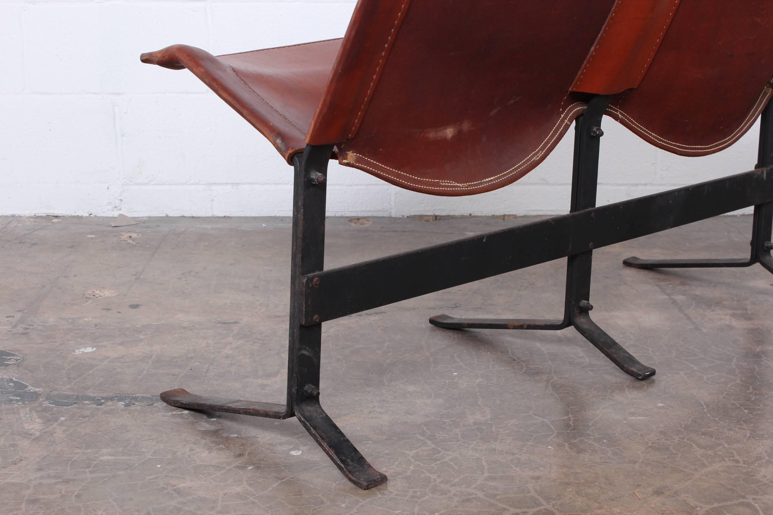 Leather Bench by Max Gottschalk 3