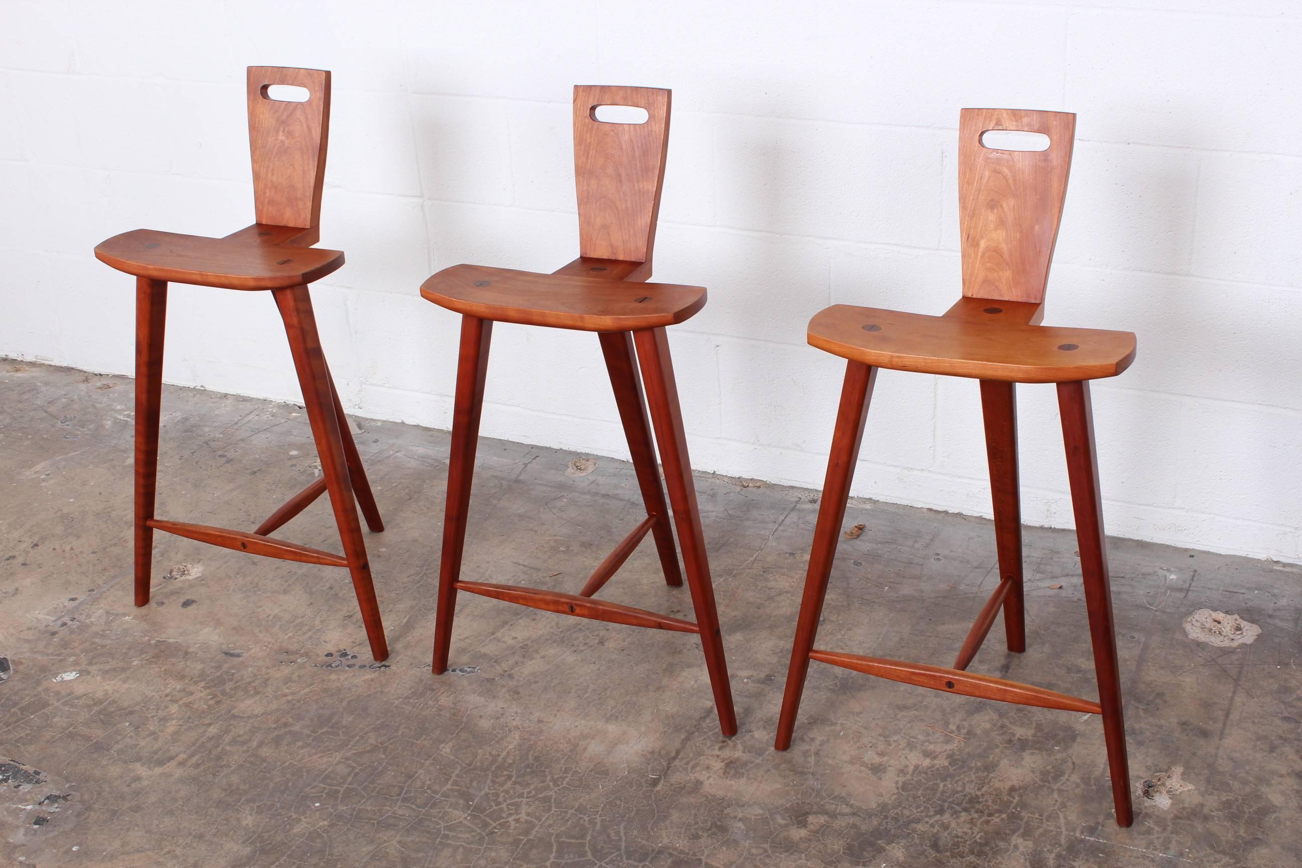 Three Barstools in the style of Tage Frid 1
