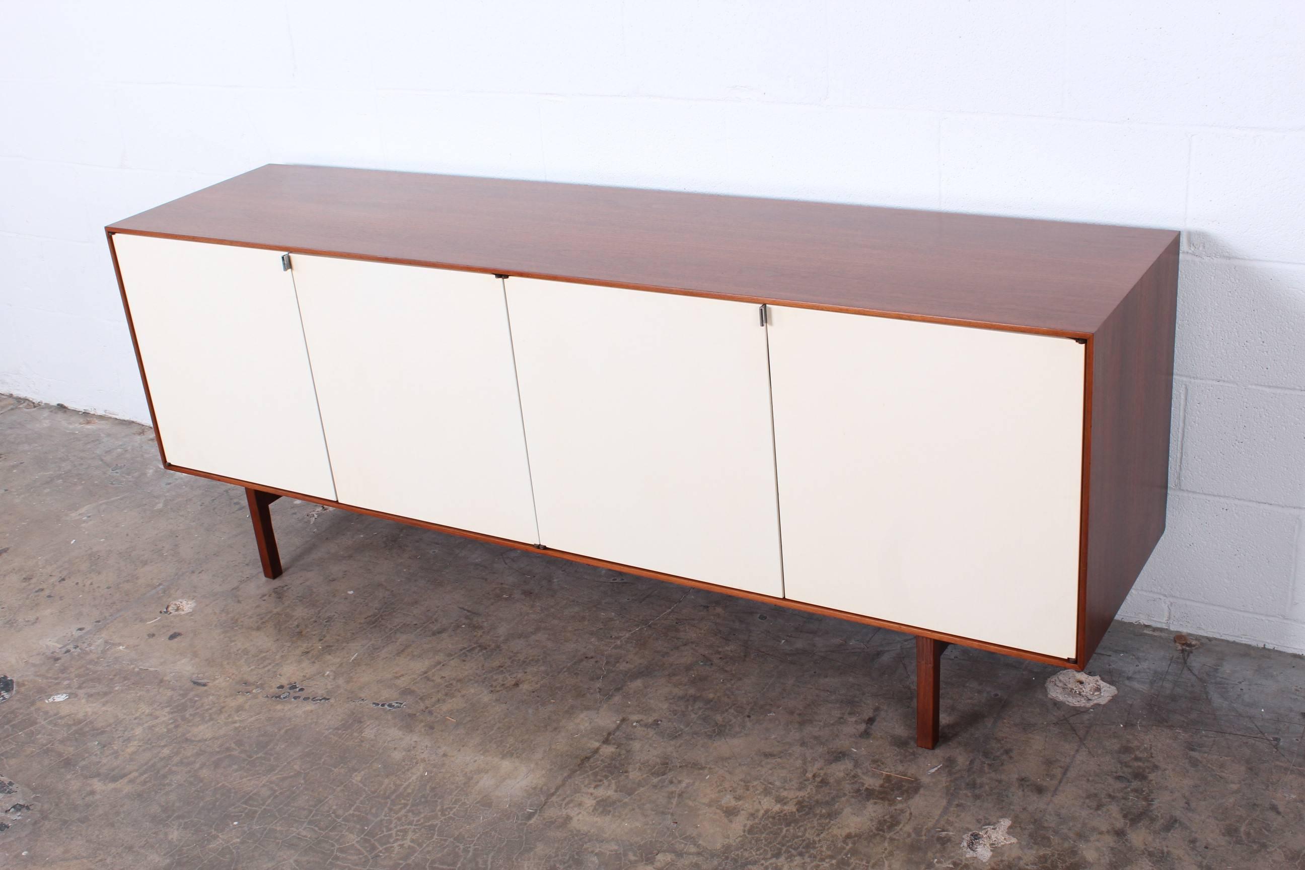 Walnut Credenza by Florence Knoll 1