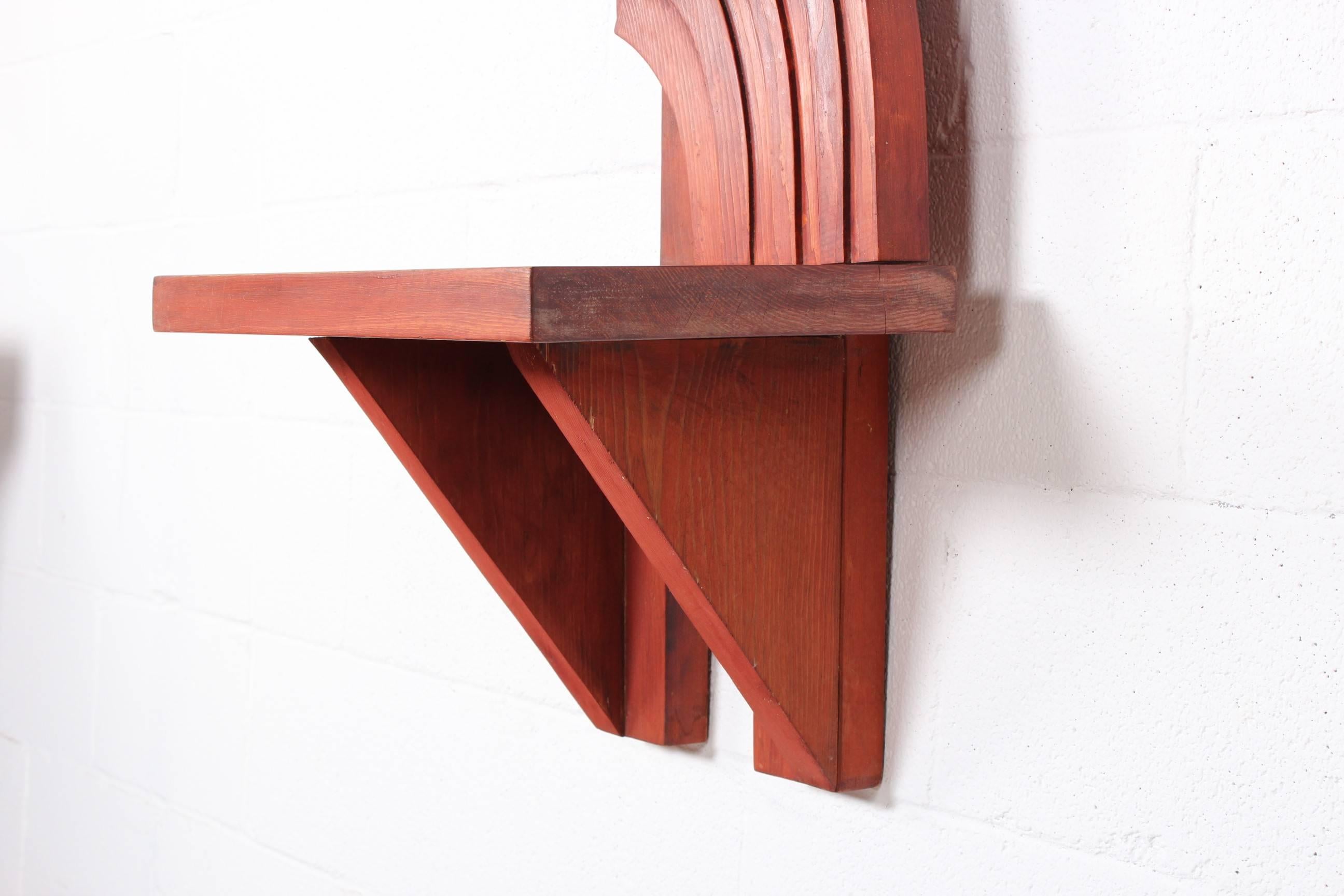 Sculptural Wall Shelf by Victor McKechnie In Good Condition In Dallas, TX