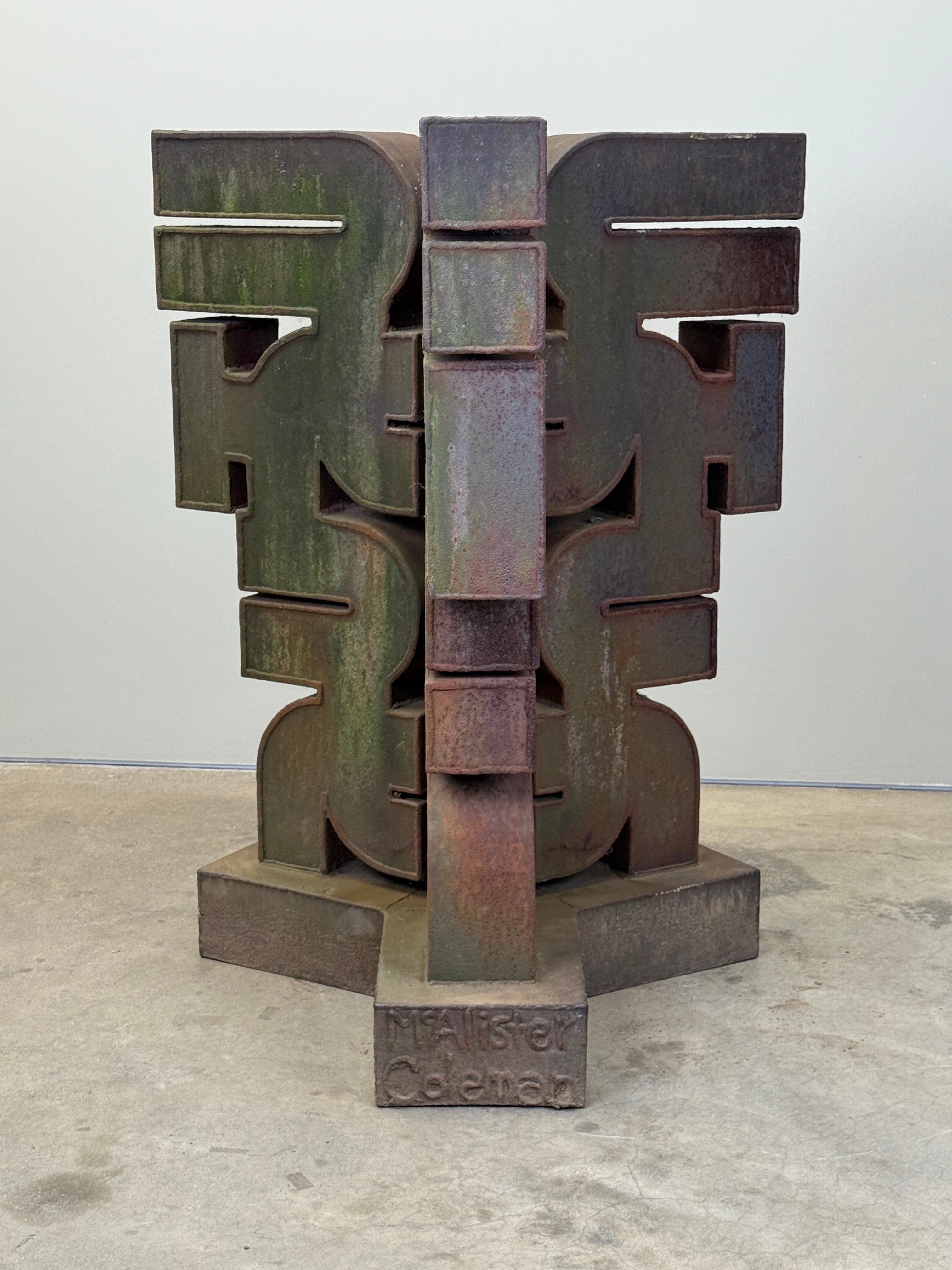 Grande scultura da esterno di McAlister Coleman 'Totem IV Complements', 1972 in vendita 7