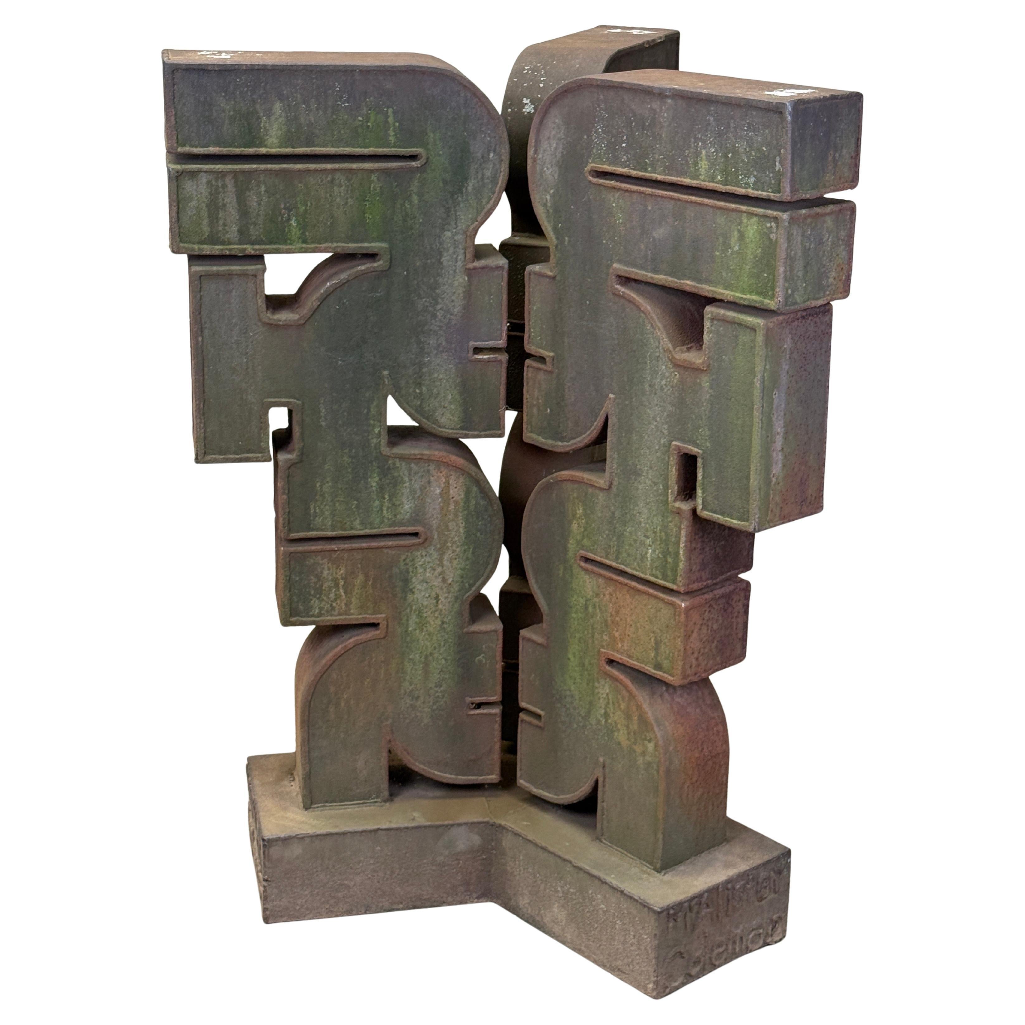 Large Outdoor Sculpture by McAlister Coleman 'Totem IV Complements', 1972