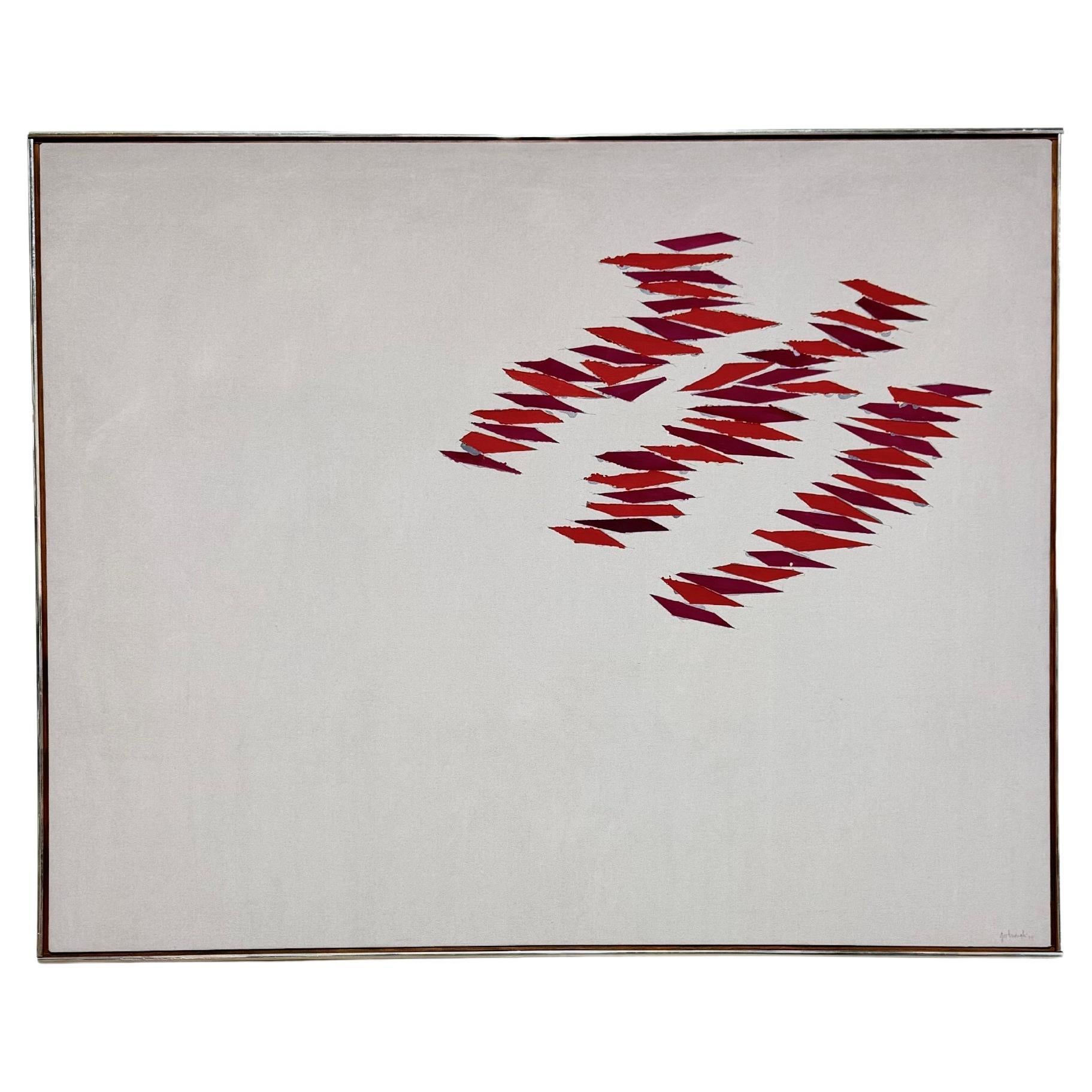 'Grape on Gray' Painting by Robert Goodnough For Sale