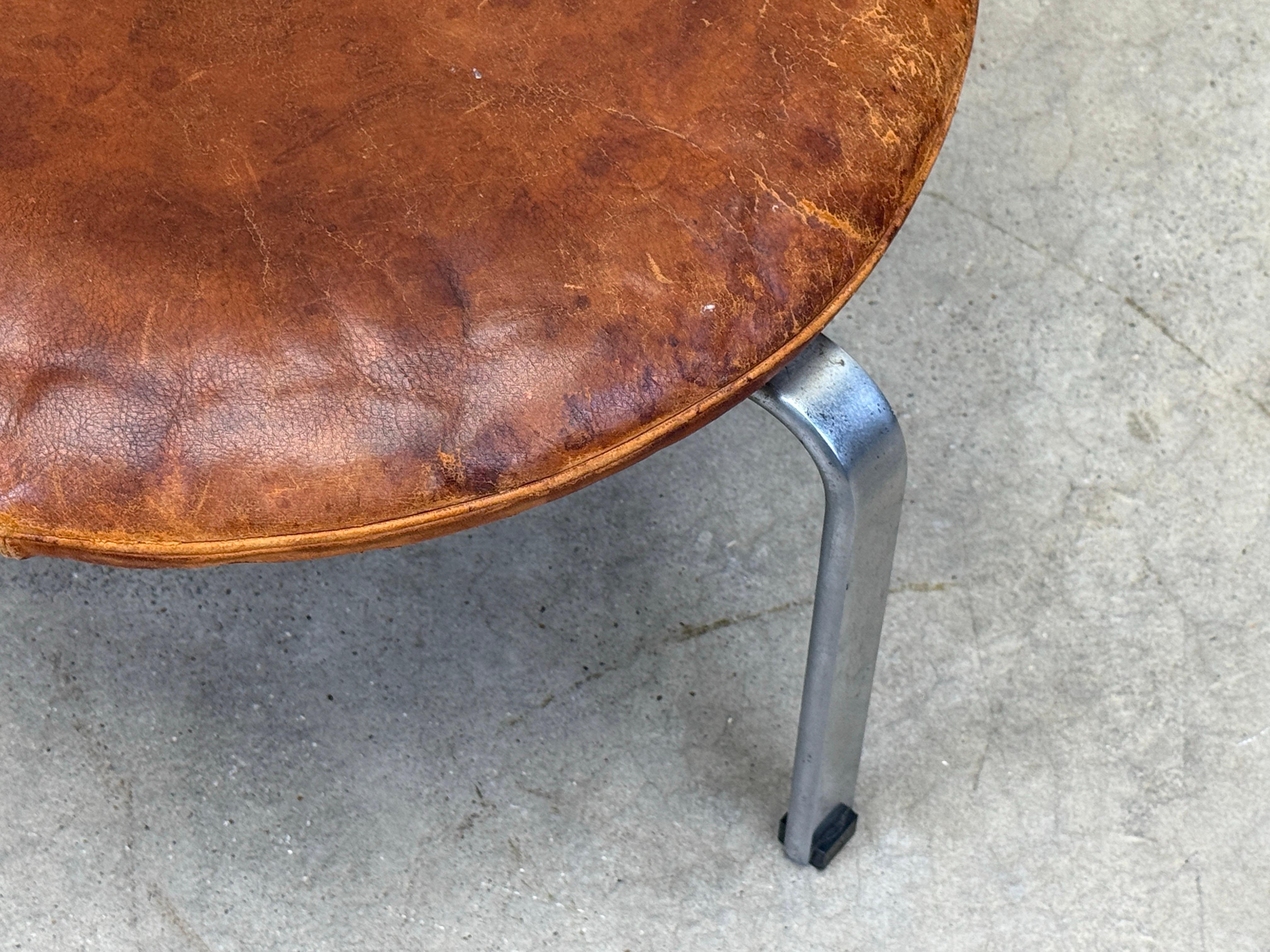 Poul Kjærholm PK 33 Hocker für E. Kold Christensen im Angebot 6
