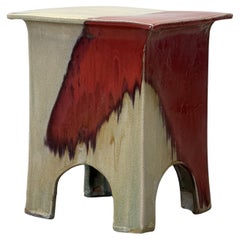 Beistelltisch/Hocker aus Keramik von Eric O'Leary