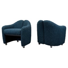 Paire de chaises d'Eugenio Gerli pour Tecno